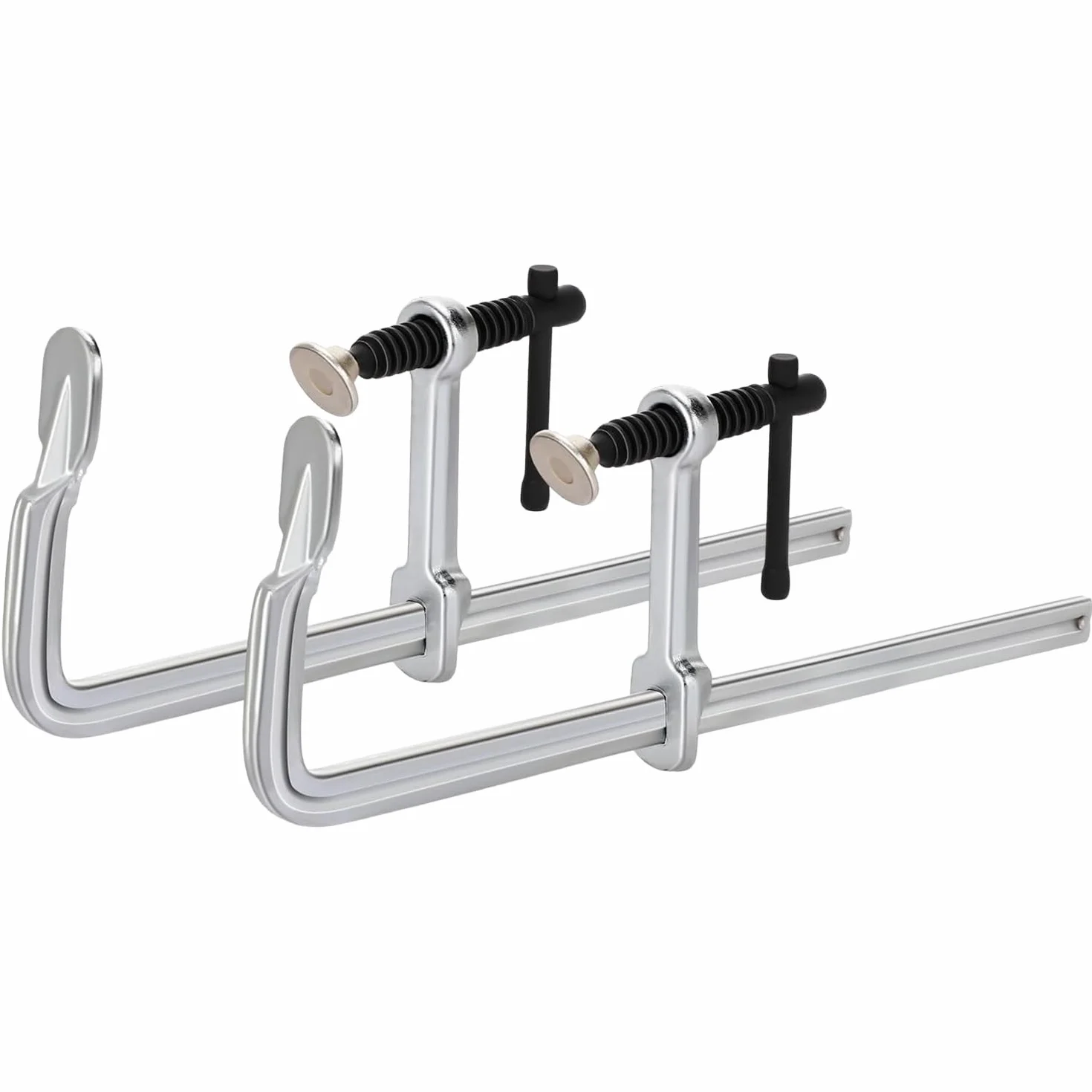 VIDOO Ściski Stolarskie typu F Stal Kuta 160x60mm/300x60mm do Spawania i Obróbki Metalu Zestaw DIY-2 Sztuk 300x60mm