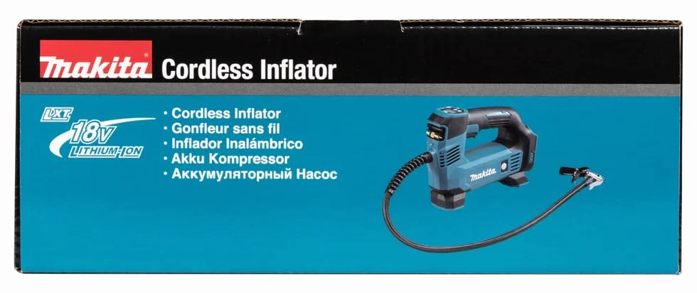 Makita DMP180Z Kompresor, Niebieski/Czarny, 12 l