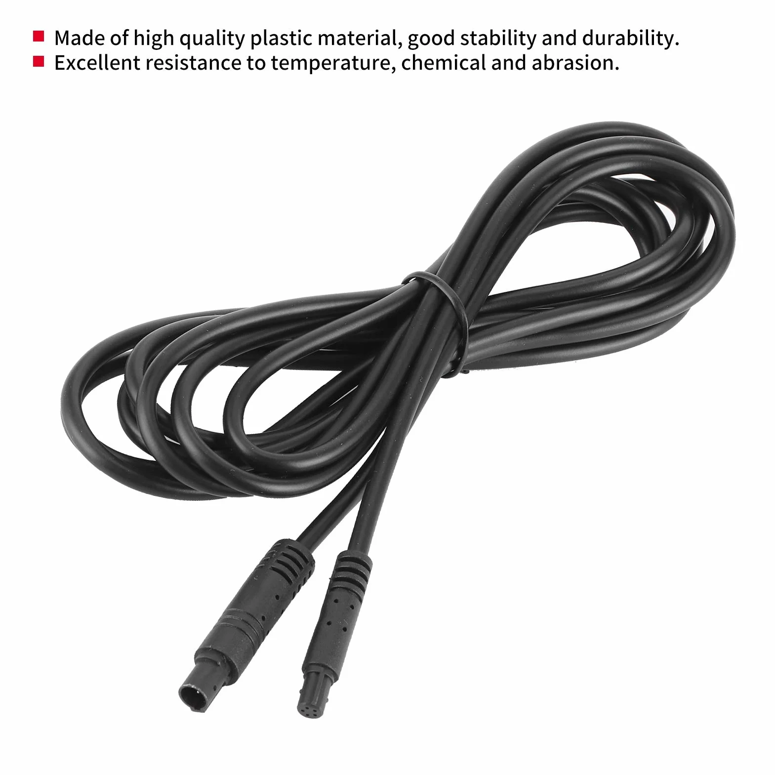 Przedłużacz Kamery Cofania 5-pinowy Męski-Żeński 12V/24V 2,5m