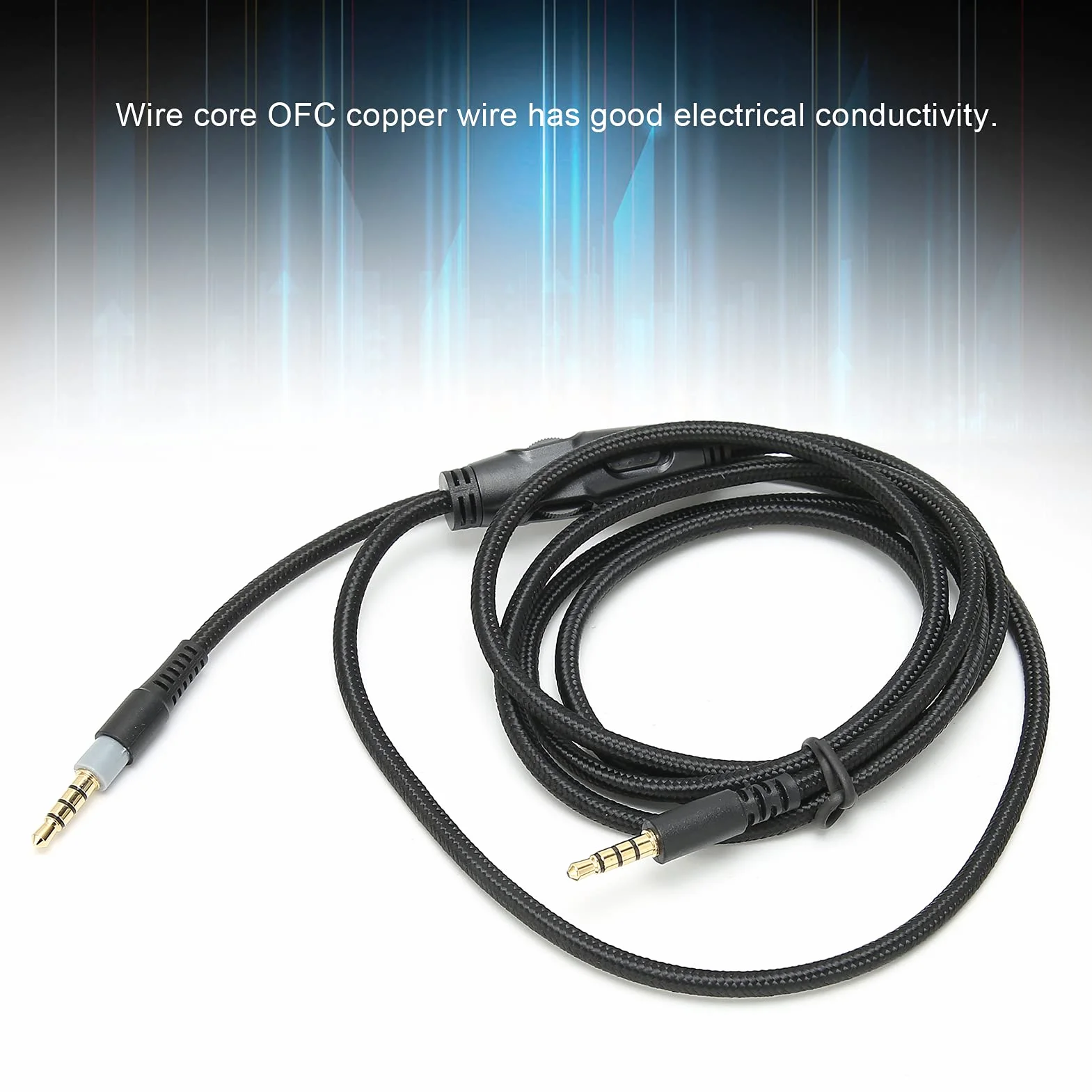 Kabel do słuchawek Cloud Alpha audio z regulacją głośności