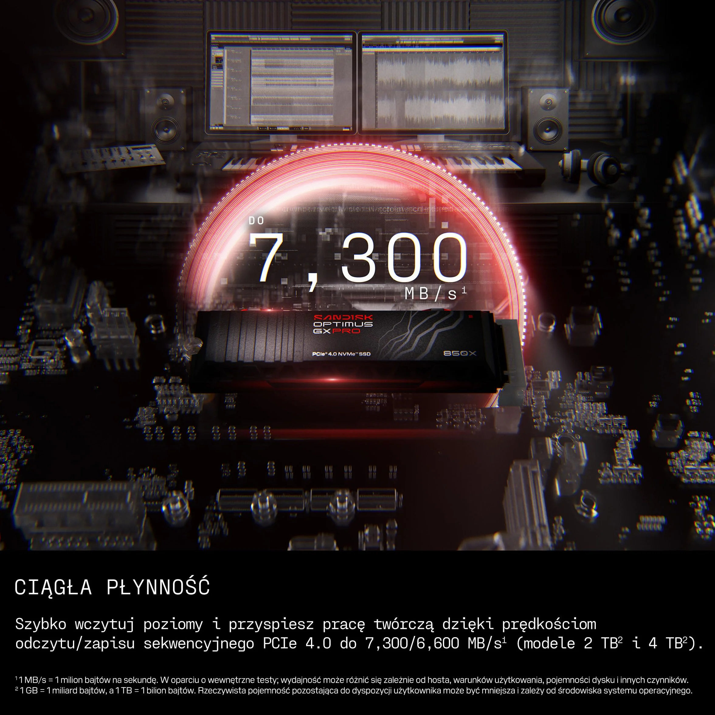 SANDISK Optimus GX PRO 850X NVMe SSD 8 TB M.2 2280 PCIe 4.0