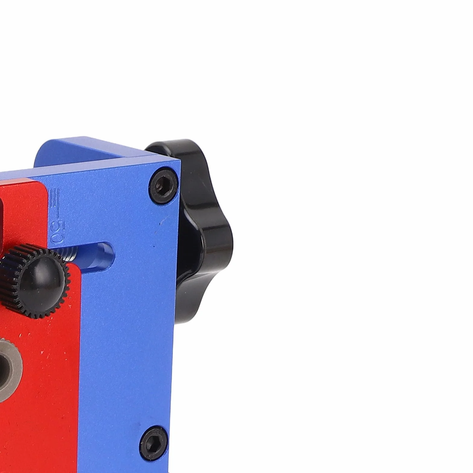 Przyrząd do obróbki drewna 3 w 1 przyrząd do kołków rozporowych i prowadnica do wiercenia z otworami o średnicach 8 mm 10 mm 15 mm – korpus ze stopu aluminium i blok środkowy ze