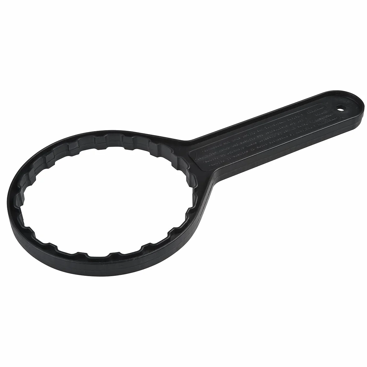 Klucz do filtra wody 10". Klucz do łatwego i precyzyjnego odkręcania lub dokręcania misek filtrów wody. Wykonany z odpornych i trwałych materiałów. Bbagua.