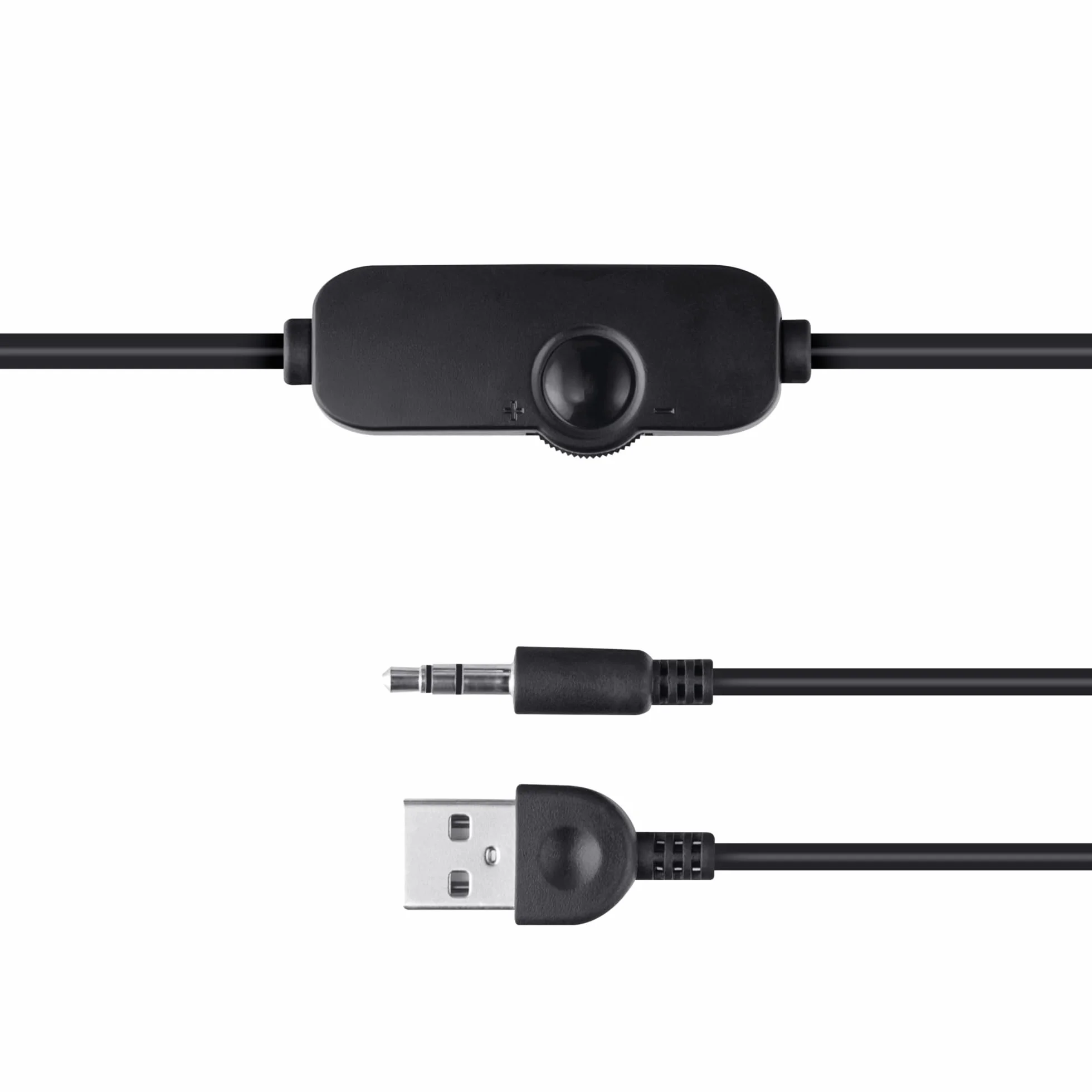 Trust Polo mały głośnik PC 2.0, 8 W (4 W RMS), kompaktowy zestaw głośników, zasilanie USB, zintegrowane sterowanie, AUX 3,5 mm, PC Box, komputer laptop – czarny