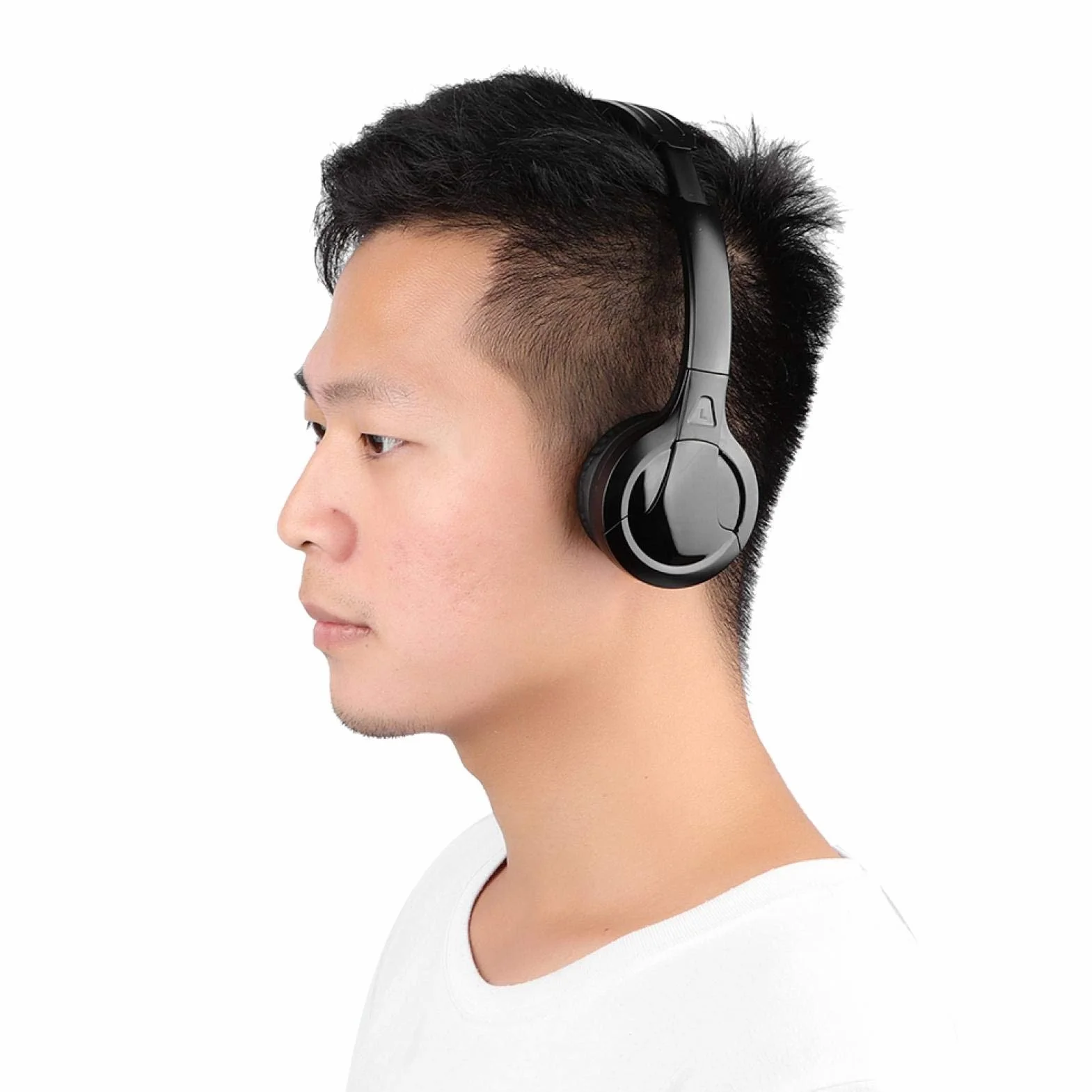 Qiilu Bezprzewodowe Słuchawki Samochodowe Stereo Audio na Podczerwień 2 Kanały do DVD