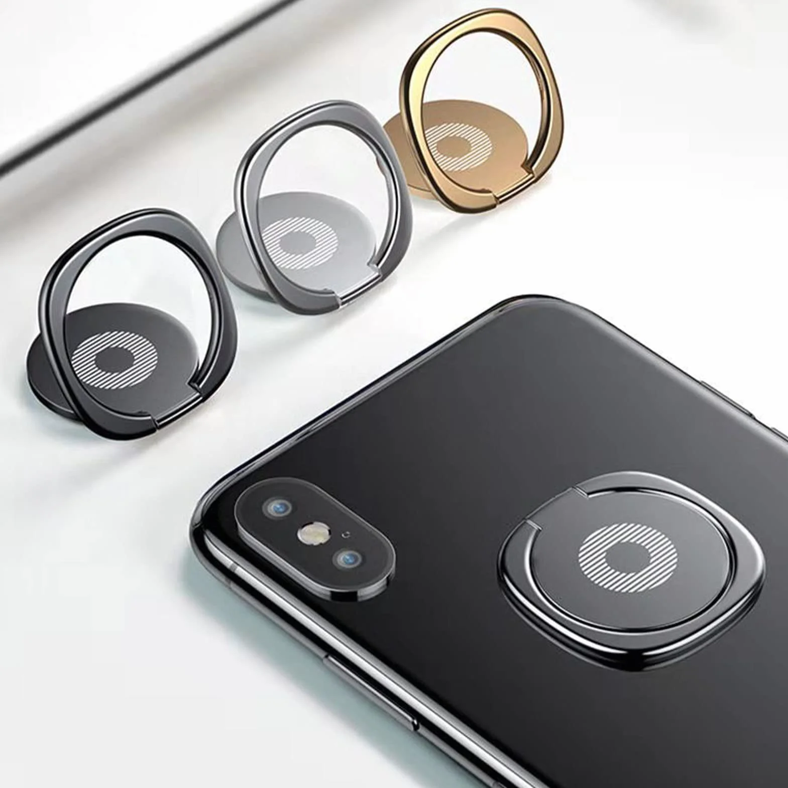 Uchwyt pierścieniowy do telefonu, stojak na palec podpórka