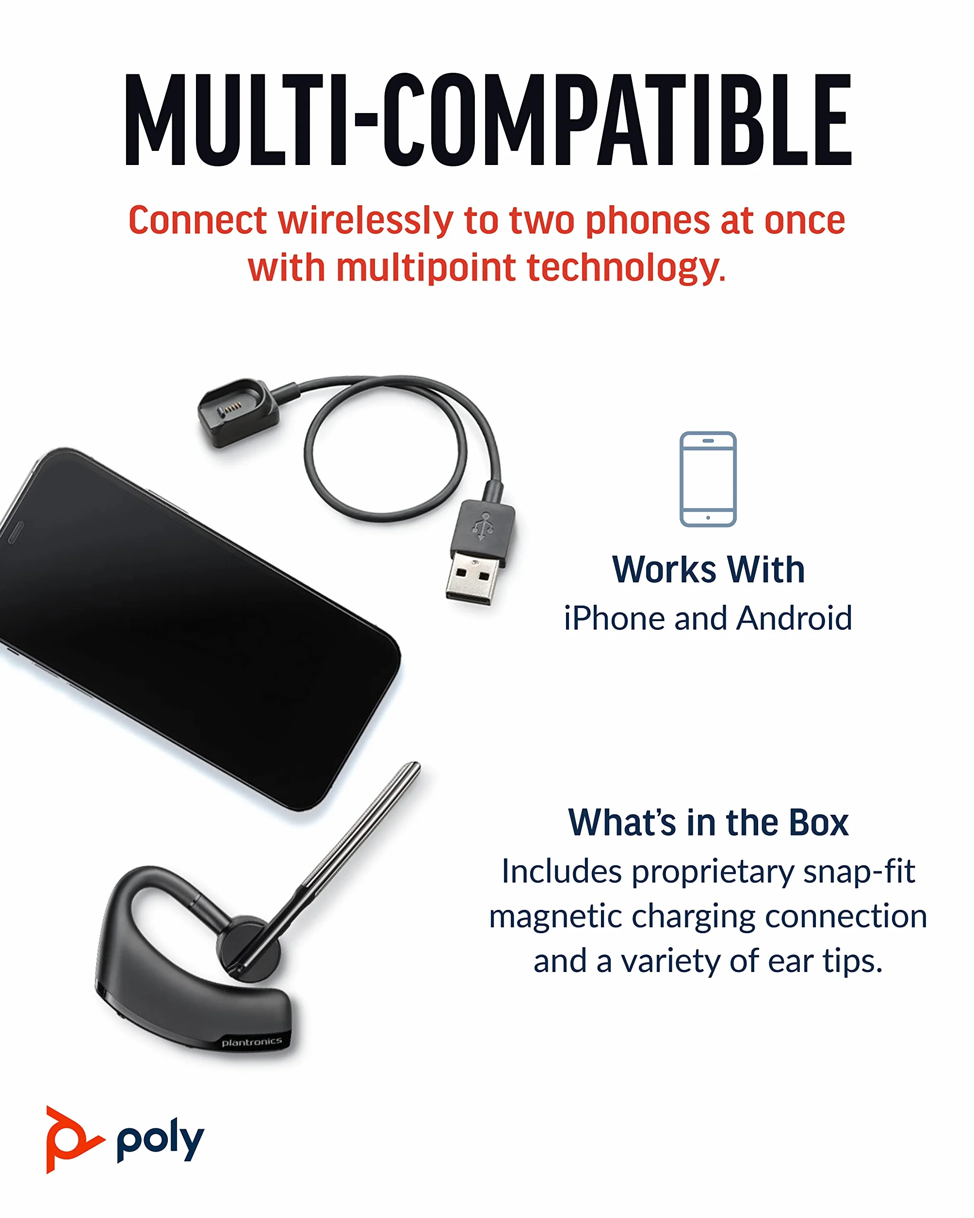 Plantronics Voyager Legend bezprzewodowy zestaw słuchawkowy Bluetooth czarny