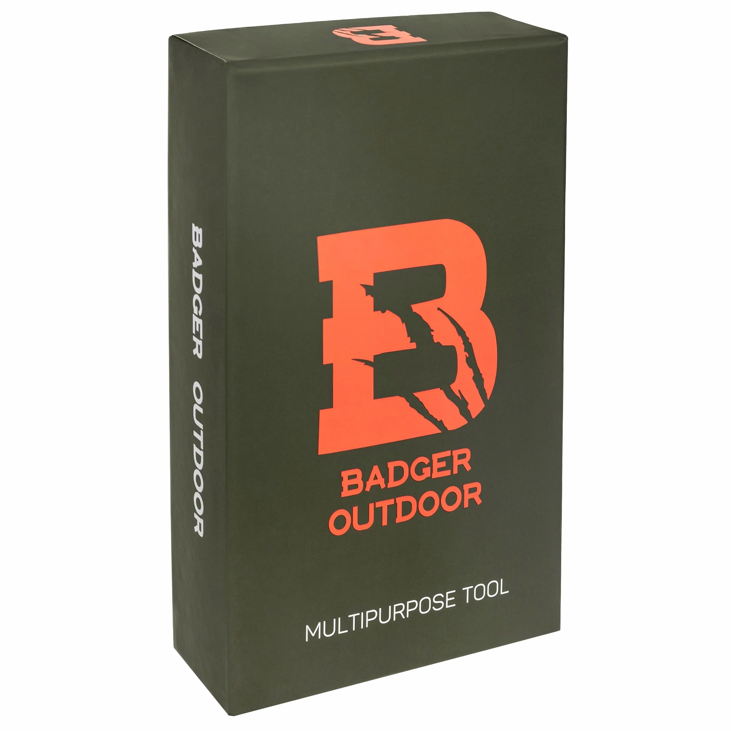 Badger Outdoor Torrent 15w1 Multitool ze stali nierdzewnej - Nóż kieszonkowy składany z pochwą - Wielofunkcyjne narzędzie EDC Prezenty dla mężczyzn - Gadżety campingowe