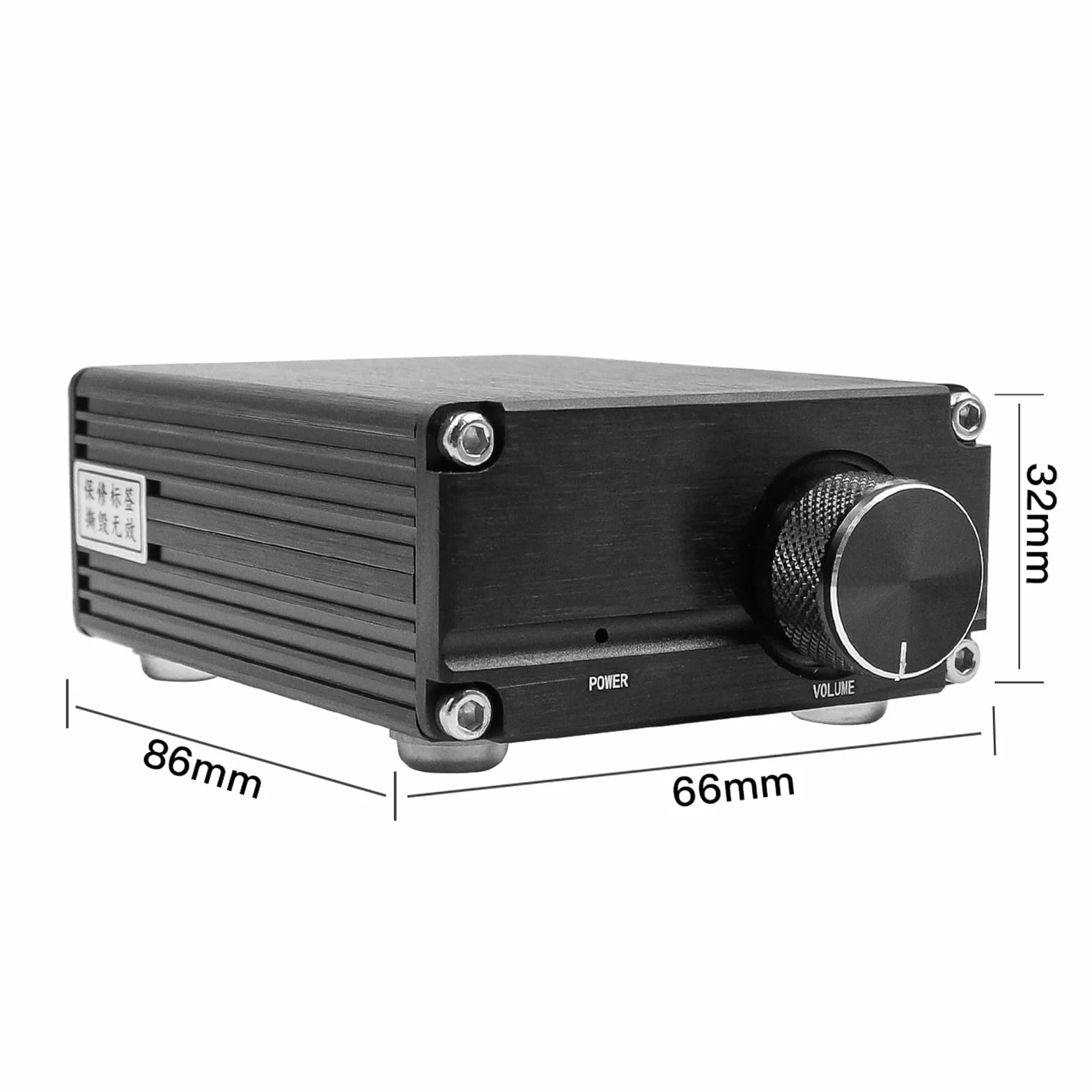 DollaTek 100W Mini wzmacniacz mocy do subwoofera TPA3116D2 Audio HiFi Czarny