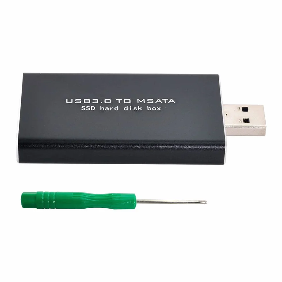 Mini PCI-E mSATA na USB 3.0 zewnętrzny dysk SSD PCBA Adapter z obudową