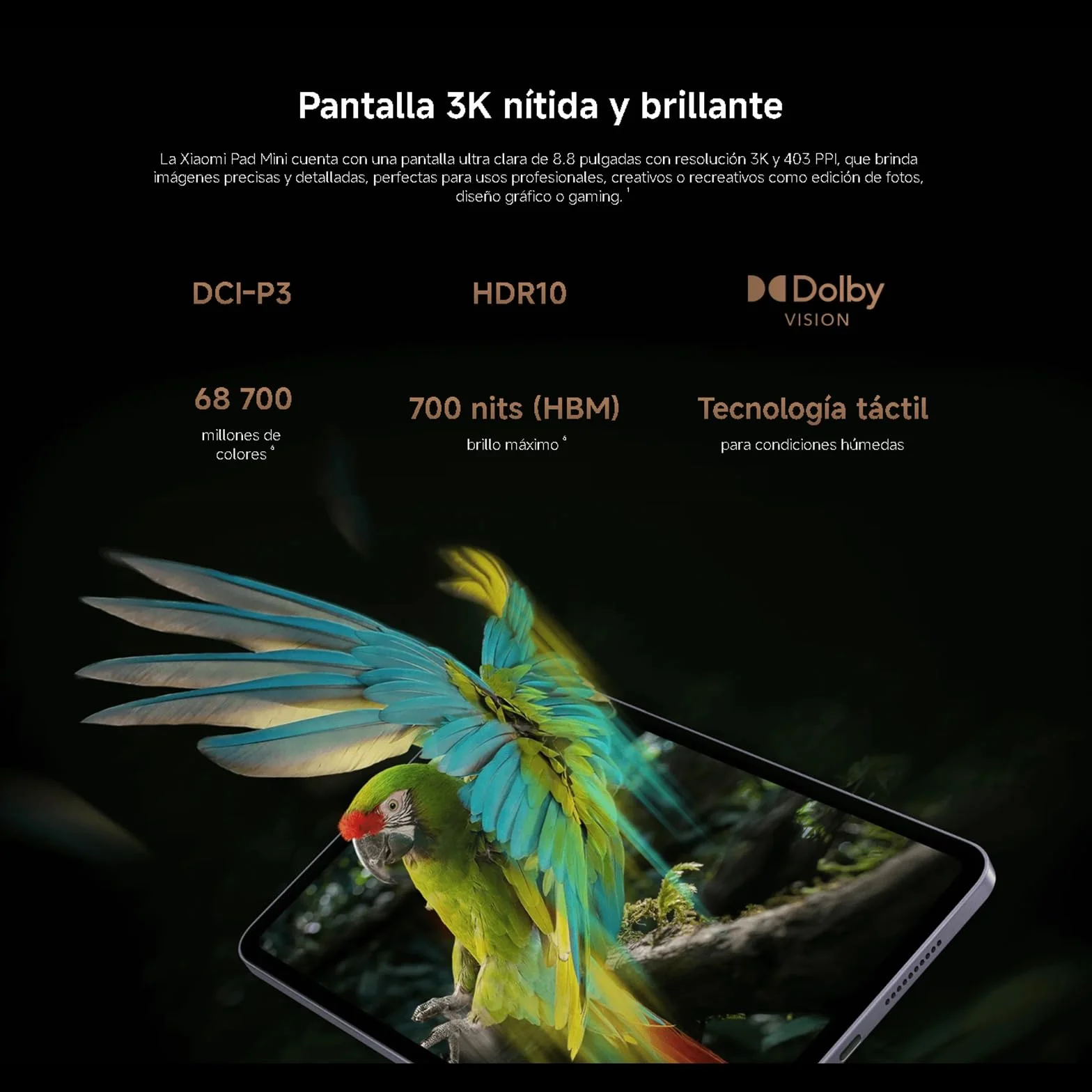 XIAOMI Pad Mini Tablet 12GB 512GB Czarny