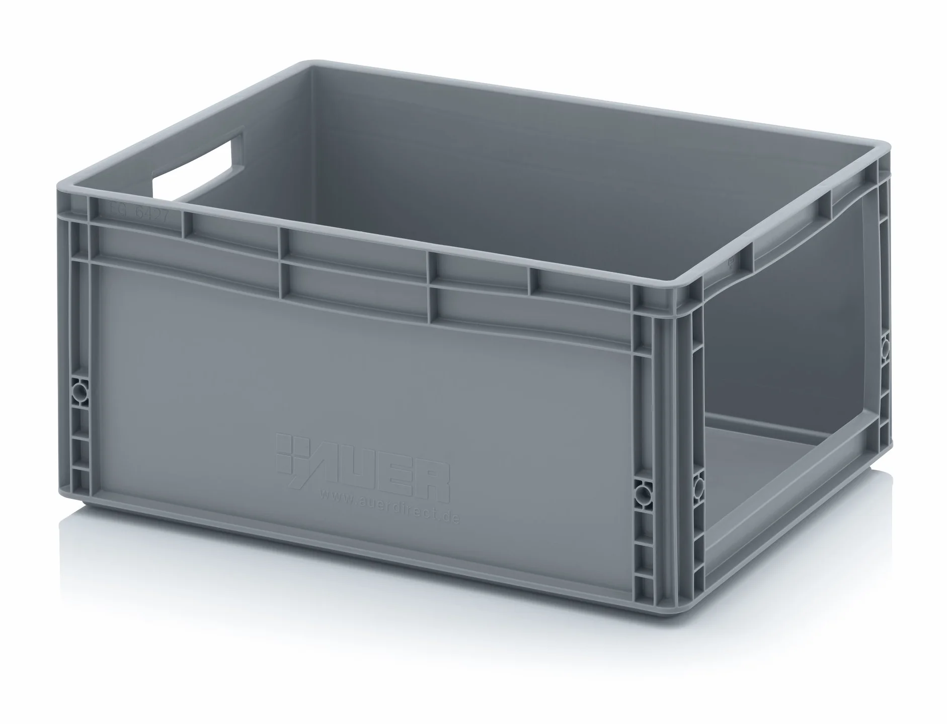 4 x Euro pojemnik do przechowywania 60 x 40 x 27 cm wraz z calówką gratis * Euro pojemnik z okienkiem