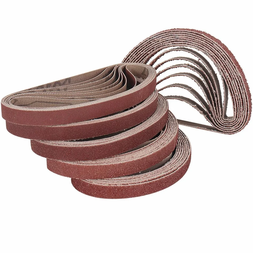 10 * 330mm Pas ścierny szlifierski Akcesoria do szlifierek taśmowych Pas polerski do szlifowania metalu i drewna Noże 10 szt. Zestaw, 10x330mm, P40 10 szt.