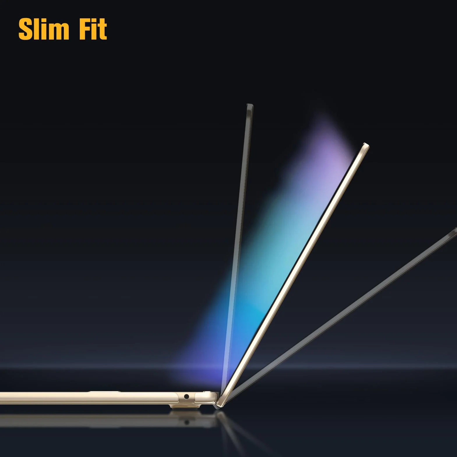 FINTIE Etui kompatybilne z MacBook Air 13,6 cala M5 M4 M3 M2 (2026/2025/2024/2022) - [Ultracienkie i matowe wykończenie] Lekkie etui zapobiegające odciskom palców, matowe światło gwiezdne