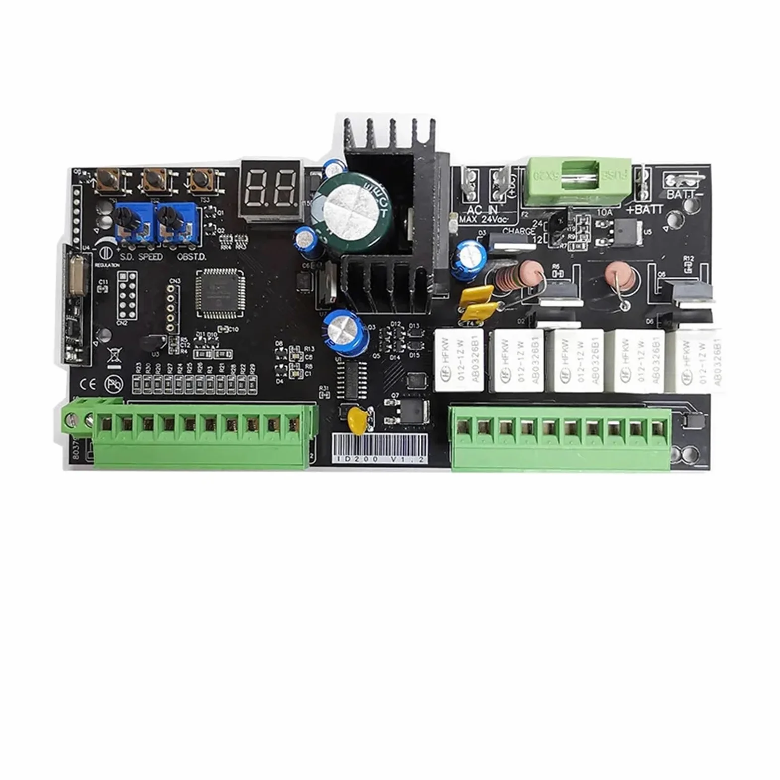 Automatyczny otwieracz drzwi, 12V 24V DC otwieracz bramy skrzydłowej jednostka sterująca silnika PCB płytka drukowana kontrolera karta elektroniczna dla pojedynczego lub podwójnego(1 board 3 key)