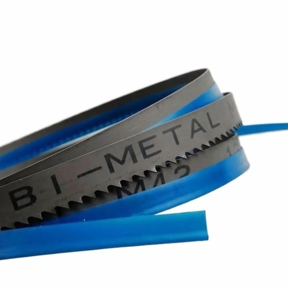Brzeszczot bimetaliczny M42 do piły taśmowej 1400-1470 mm do cięcia miękkiego metalu – 6-14 zębów na cal, precyzyjne cięcie, trwały, 1 szt.(6T*1400mm)