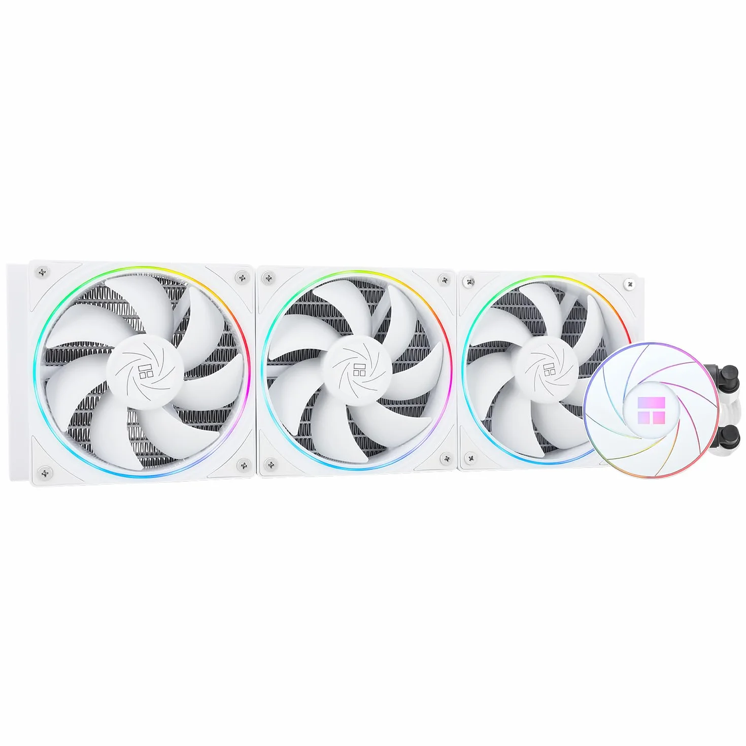 THERMALRIGHT Aqua Elite 360 Biały ARGB V2 chłodziarka wodna 360mm Aio 3x wentylator PWM TL-S12W ARGB AM4 AM5 Intel LGA1150 1151 1155 1156 1200 2011 1700 1851