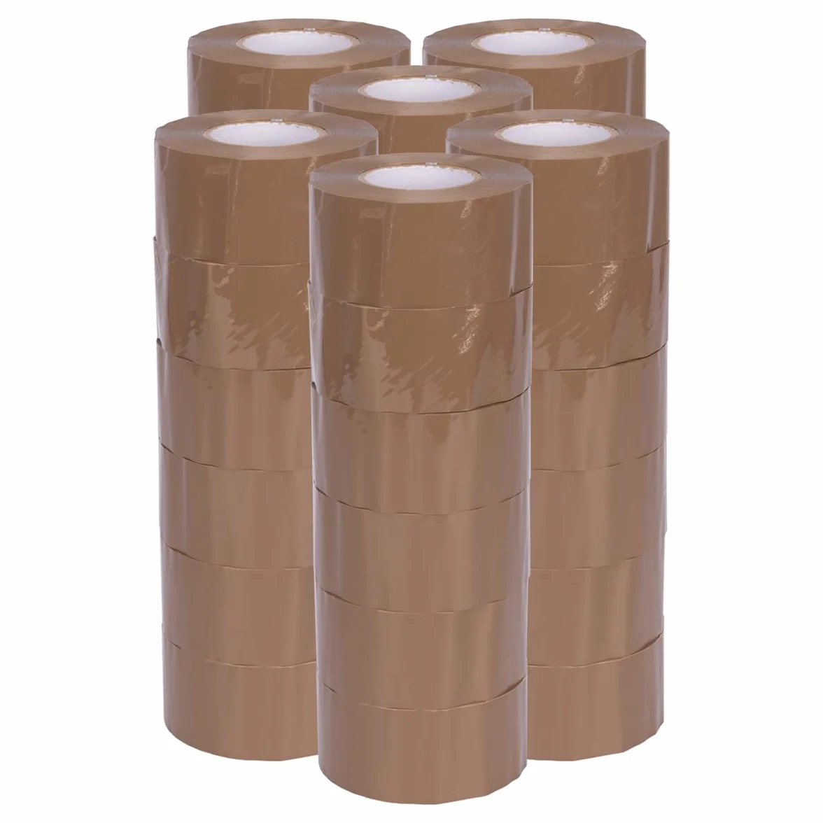 verpacking 36 x taśma klejąca HIGH TACK brązowa głośno odwijana, 48 mm x 150 metrów bieżących taśma pakowa taśma klejąca do paczek z 5 cm rdzeniem