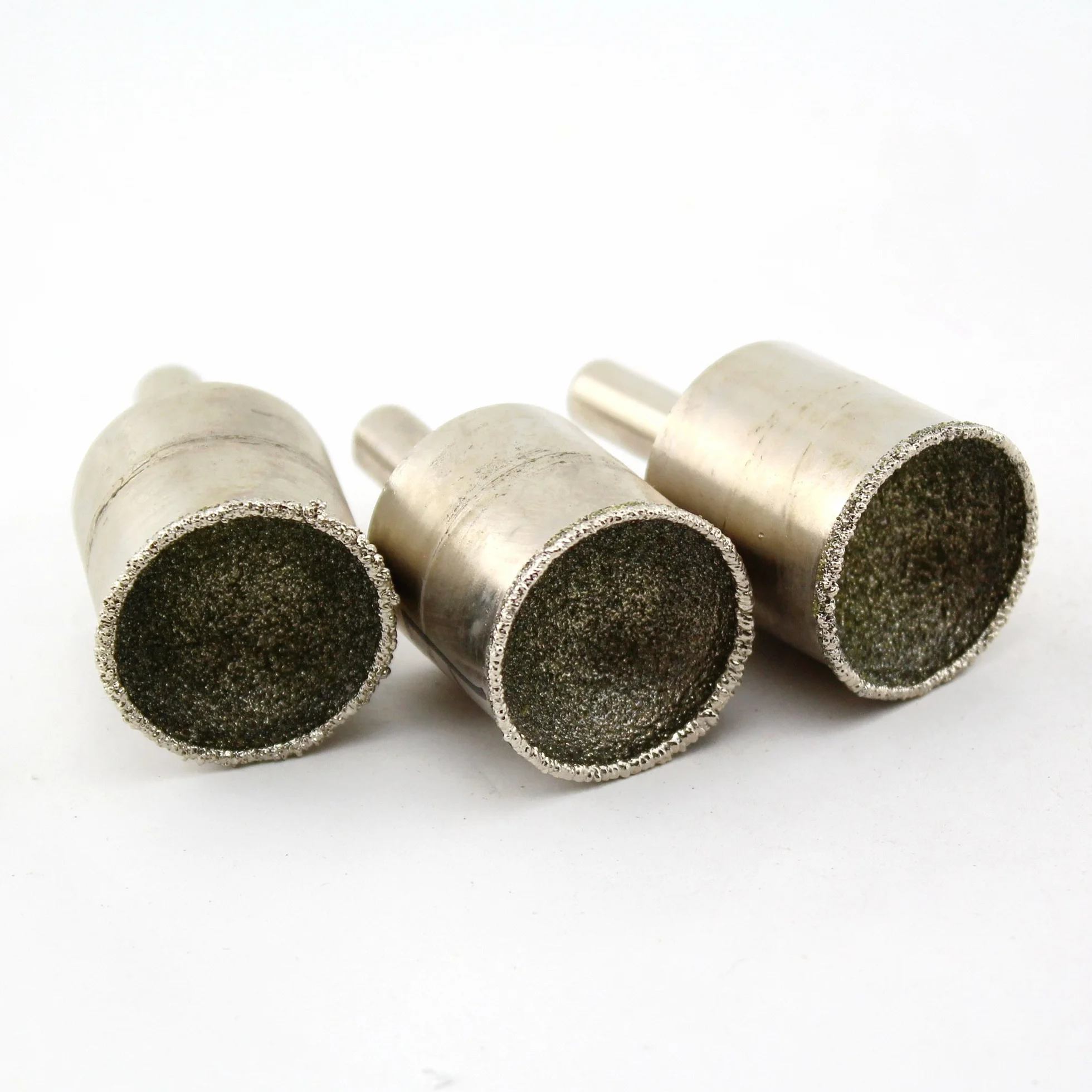 ILOVETOOL 27 mm ziarnistość 80 diamentowe wiertło szlifierskie sferyczne wklęsłe głowica montowana punkt jadeit rzeźba lapidarne narzędzia rzeźbienie koralik kamień kamienie kamienie