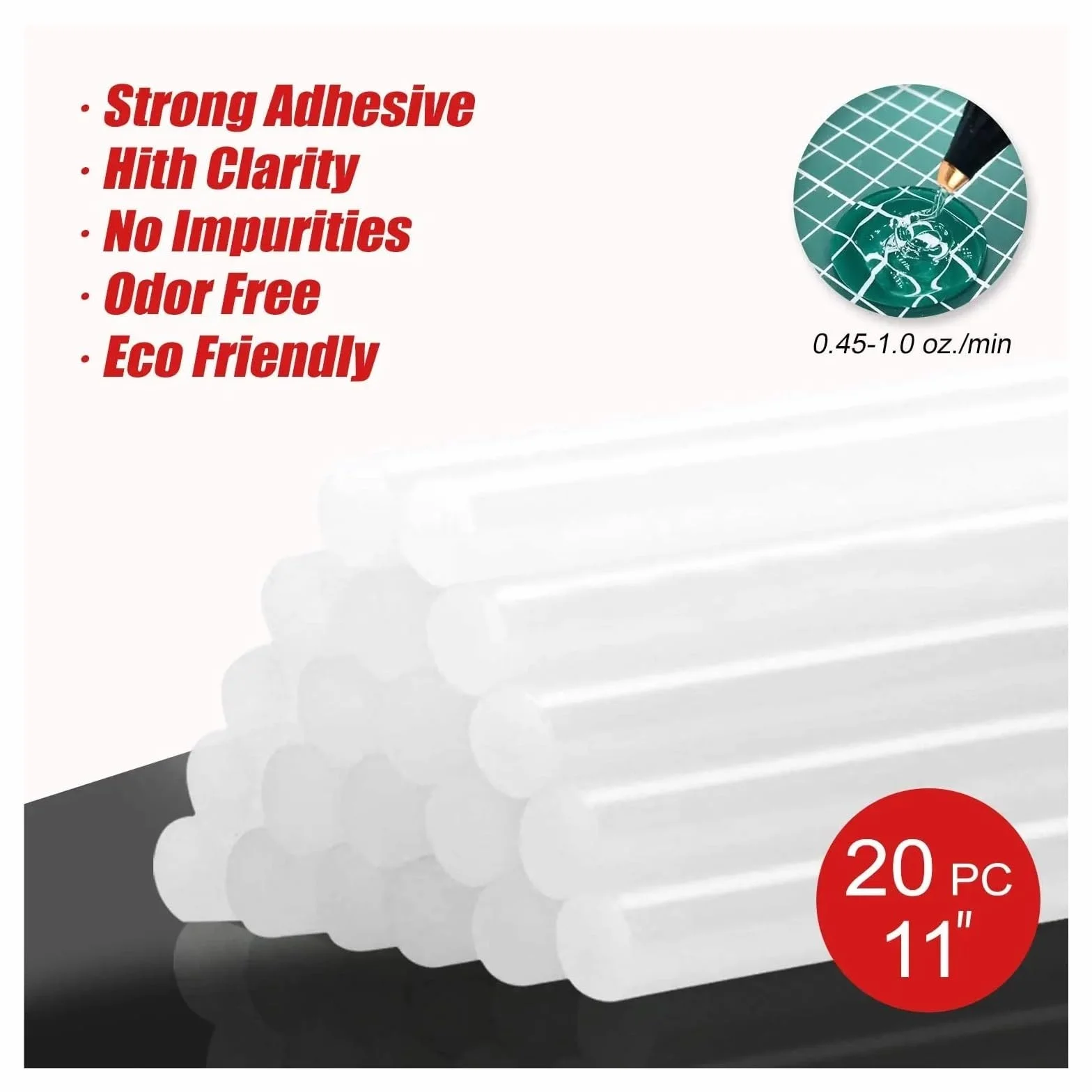 Pistolet Do Klejenia Na Gorąco 100W Heavy Duty Pełnowymiarowy Zestaw Pistoletów Z 20 Szt. Kleje W Sztyfcie Dla Majsterkowiczów Projekty Artystyczne I Rzemieślnicze Uszczelnianie Szybkie Nagrzewanie