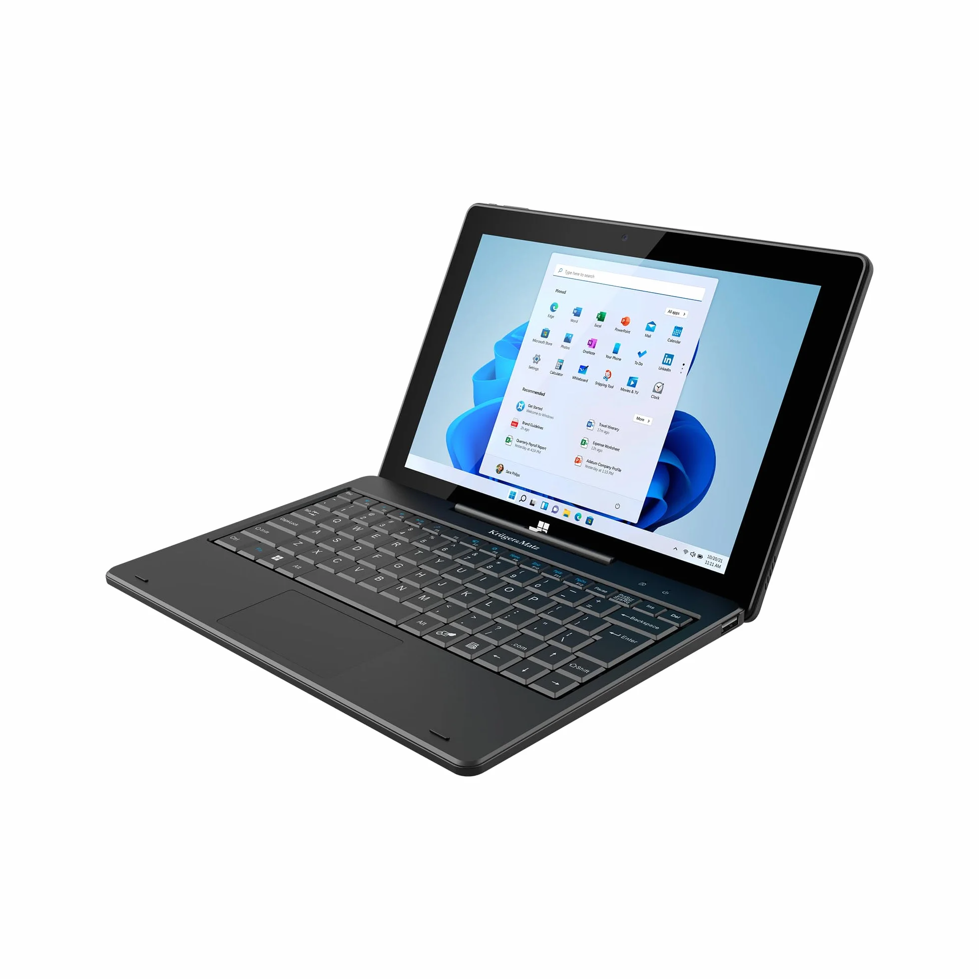Krüger&Matz Tablet 2in1 EDGE 1089 Przekątna 10,1" HDMI 8/256 GB Windows 11 Pro Klawiatura KM1089.1