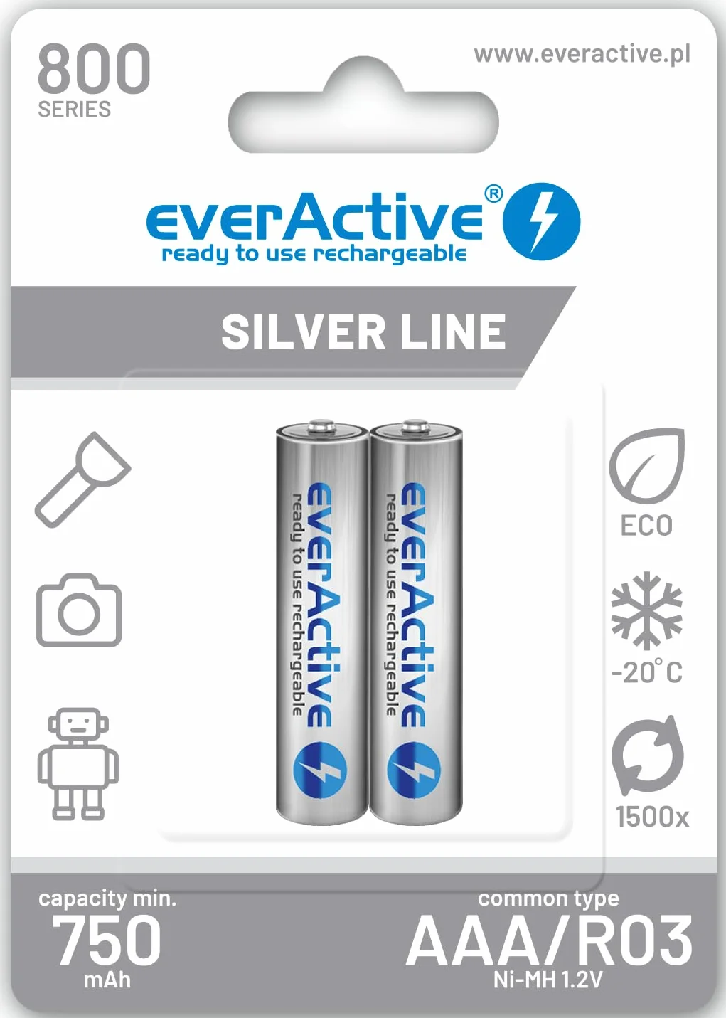 Everactive 800 Akumulator AAA 2 szt.