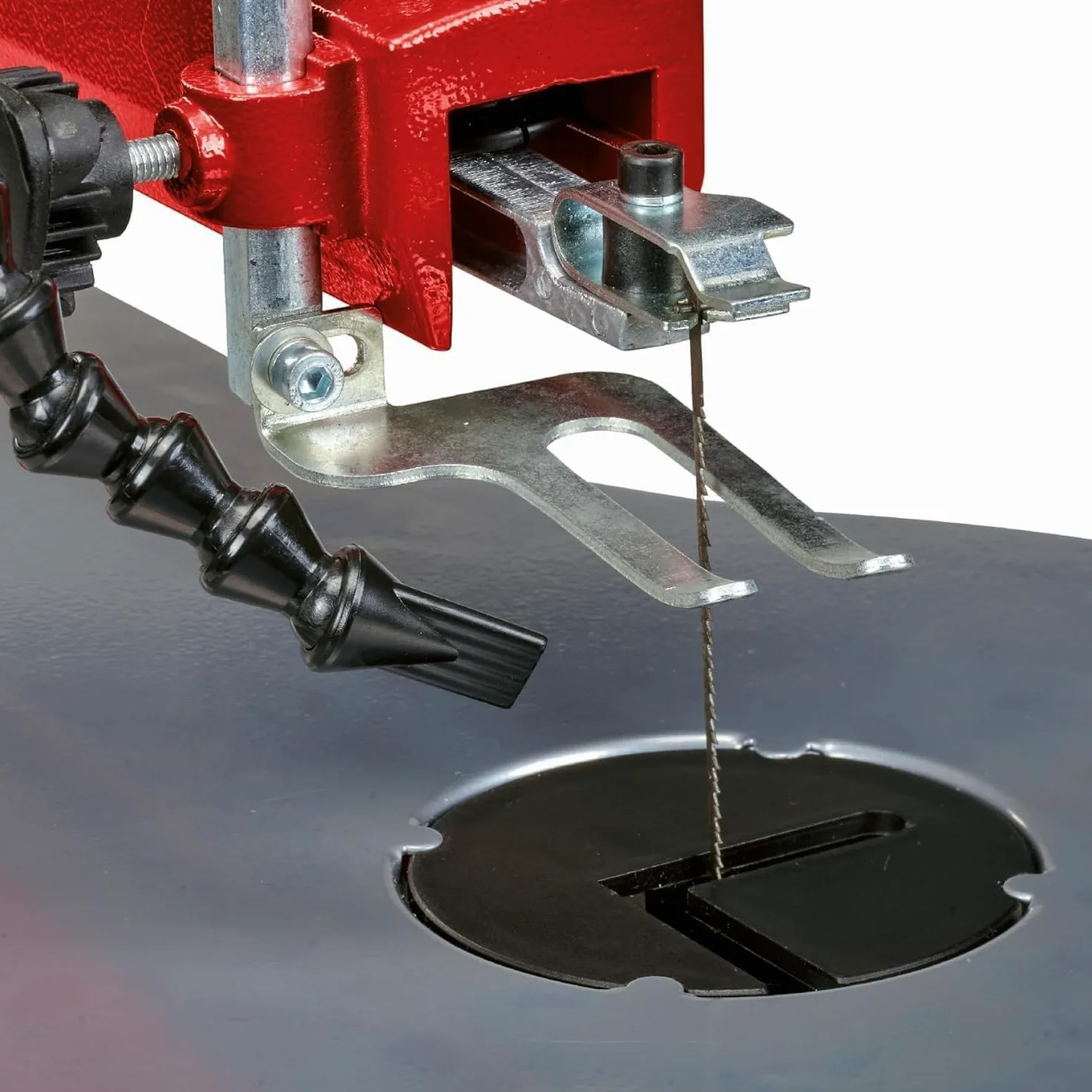 Einhell TC-SS 406 E wyrzynarka 120 W wysokość cięcia 50 mm stół pochylany 47° zmienna prędkość obrotowa