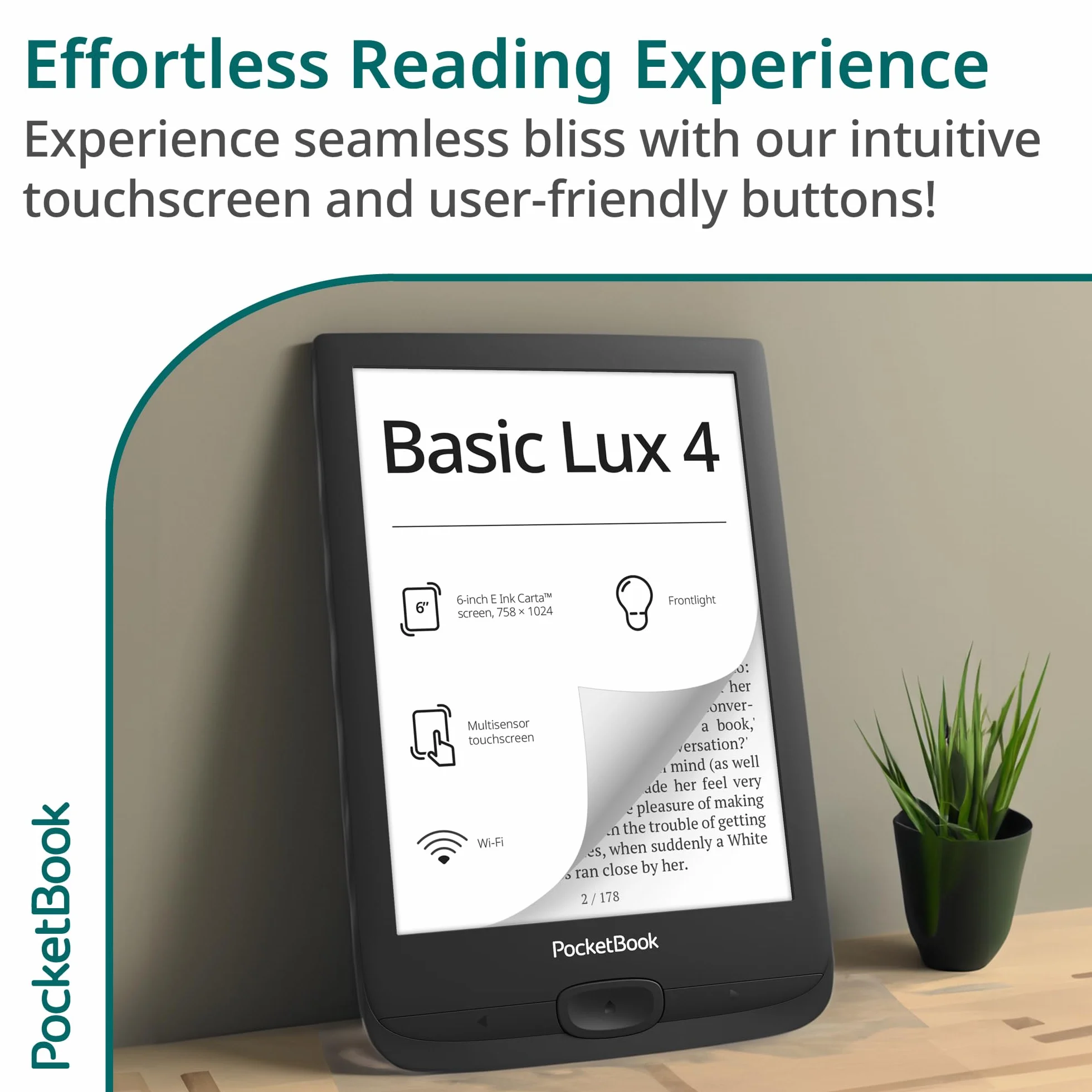 PocketBook Czytnik eReader - Basic Lux 4