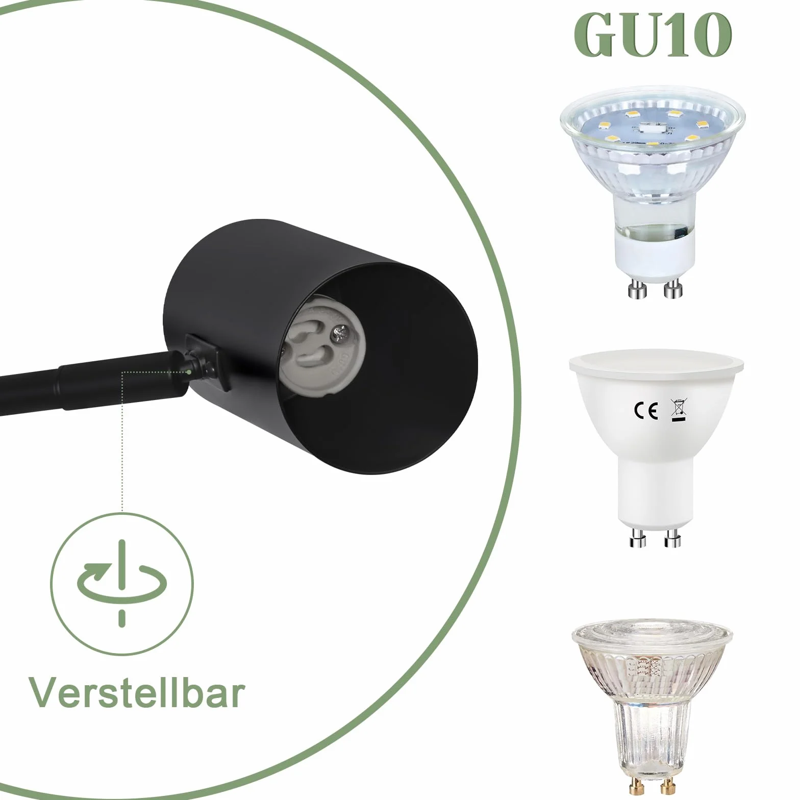 Homefire lampa ścienna wewnętrzna czarna - oświetlenie ścienne vintage reflektor ścienny do sypialni lampa ścienna obrotowa - bez żarówki