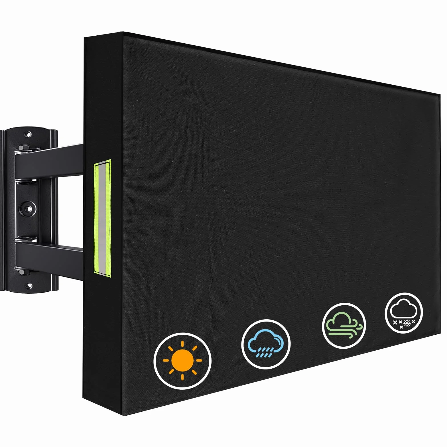 Zewnętrzny pokrowiec na telewizor zewnętrzny 30"-32", ochrona przed kurzem 600D Oxford powłoka PCW Heavy Duty, wodoodporna, pyłoszczelna, uniwersalna folia ochronna na wyświetlacz do