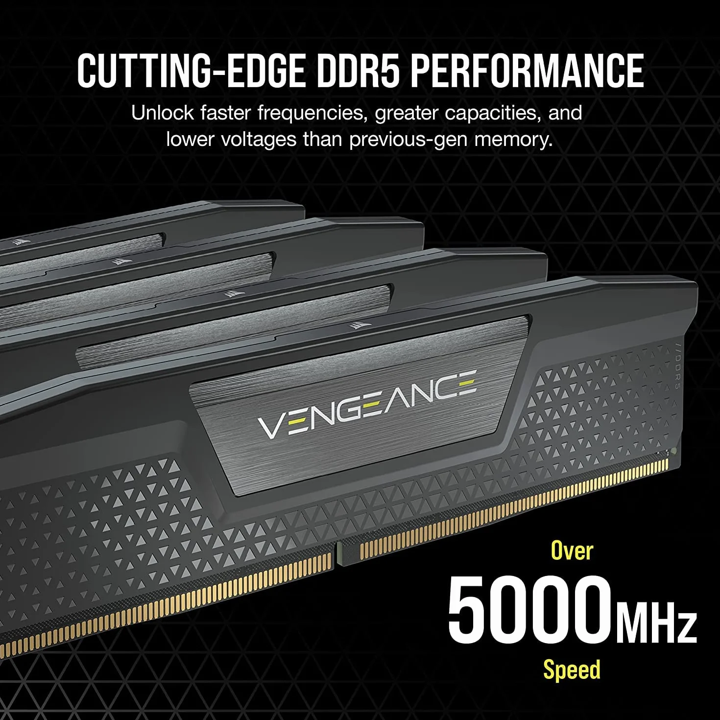 Corsair VENGEANCE DDR5 32GB 6400MHz C32 Pamięć RAM Intel Czarna