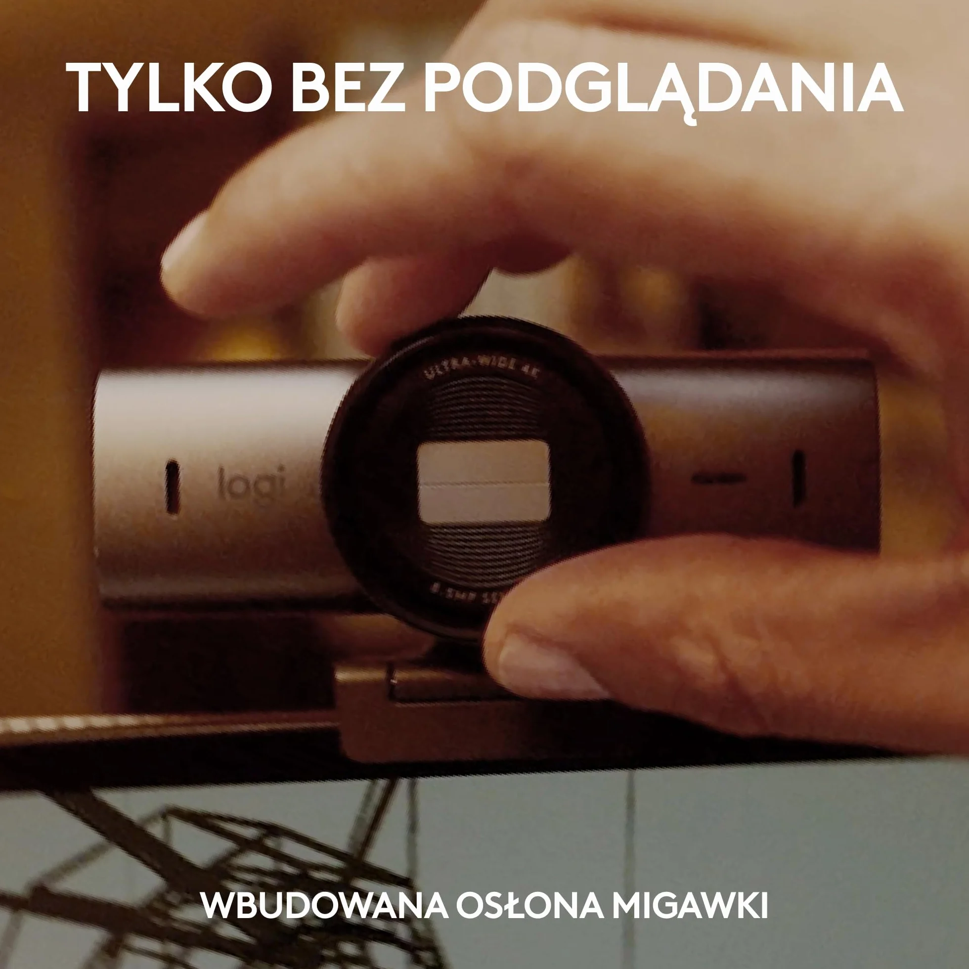 Logitech MX Brio Ultra HD 4K Kamera do streamingu, 1080p 60fps, mikrofony z redukcją szumów, USB-C, Grafit