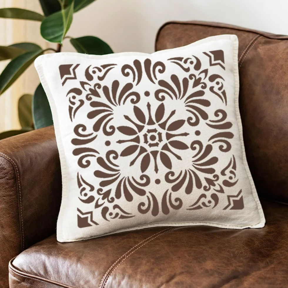 9 sztuk szablonów mandali do malowania 30 x 30 cm duży szablon do malowania ścian mandali szablony wielokrotnego użytku plastikowe szablony do rysowania dla majsterkowiczów ściany meble wystrój