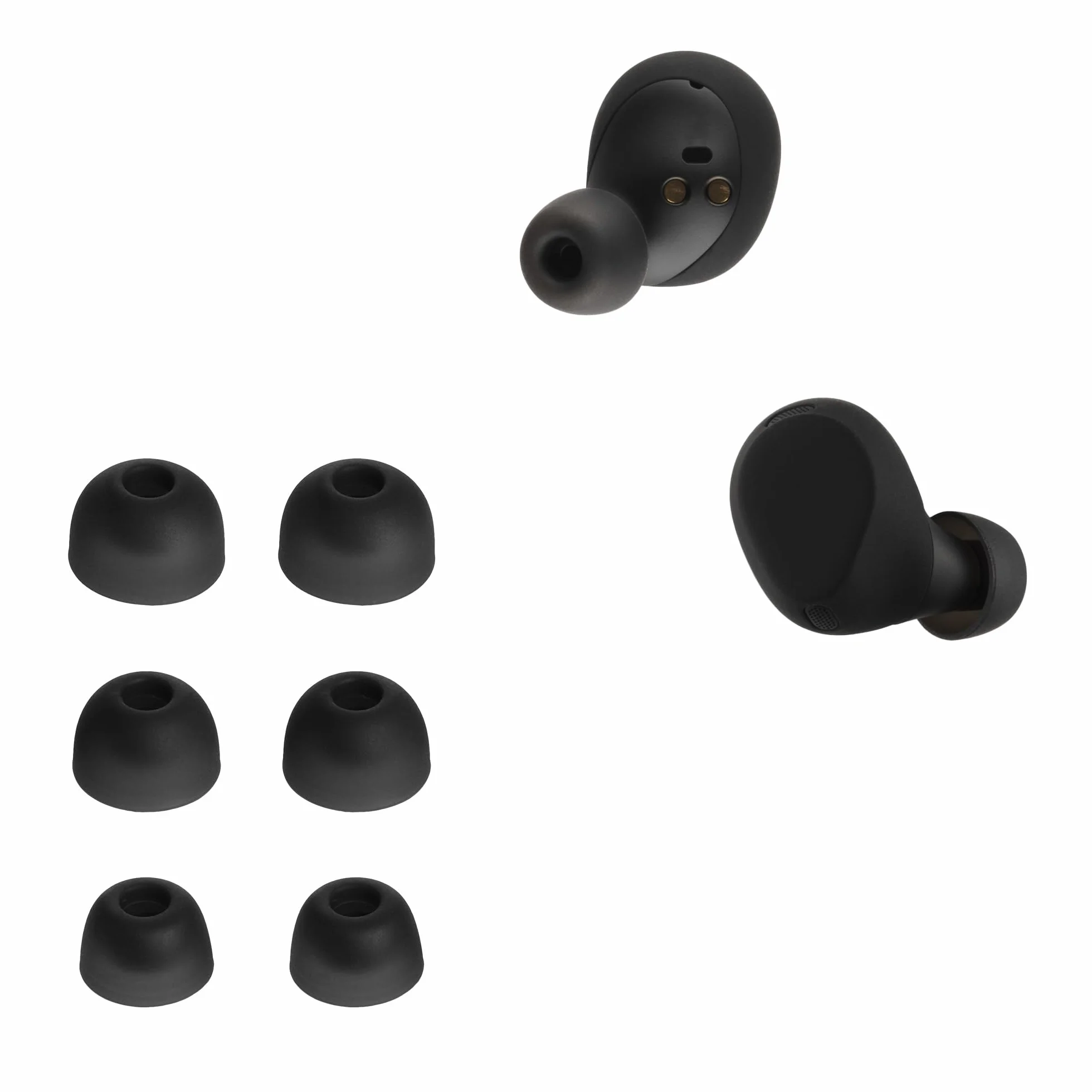 kwmobile wkładki do słuchawek Jabra Elite 8 Active silikonowe 3 rozmiary