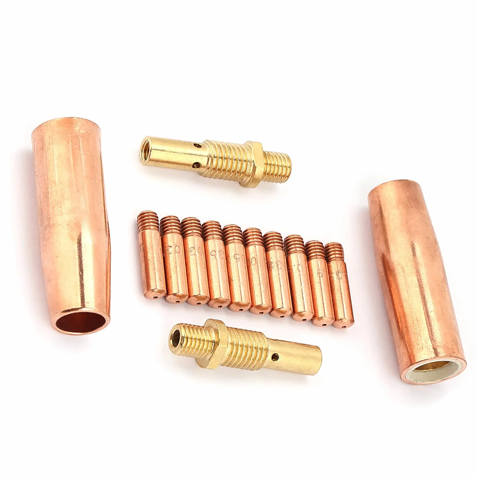 14 stücke Düsen Diffusor Tip Kit für Tweco MIG Schweißpistole