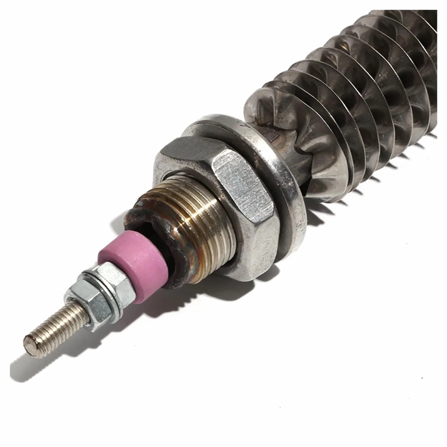 Grzałka rurowa prosta SUS M16/M18 304, żebrowana, 220 V, do piekarnika elektrycznego, element grzejny 300/400/500/600 W(400mm 400W M16)