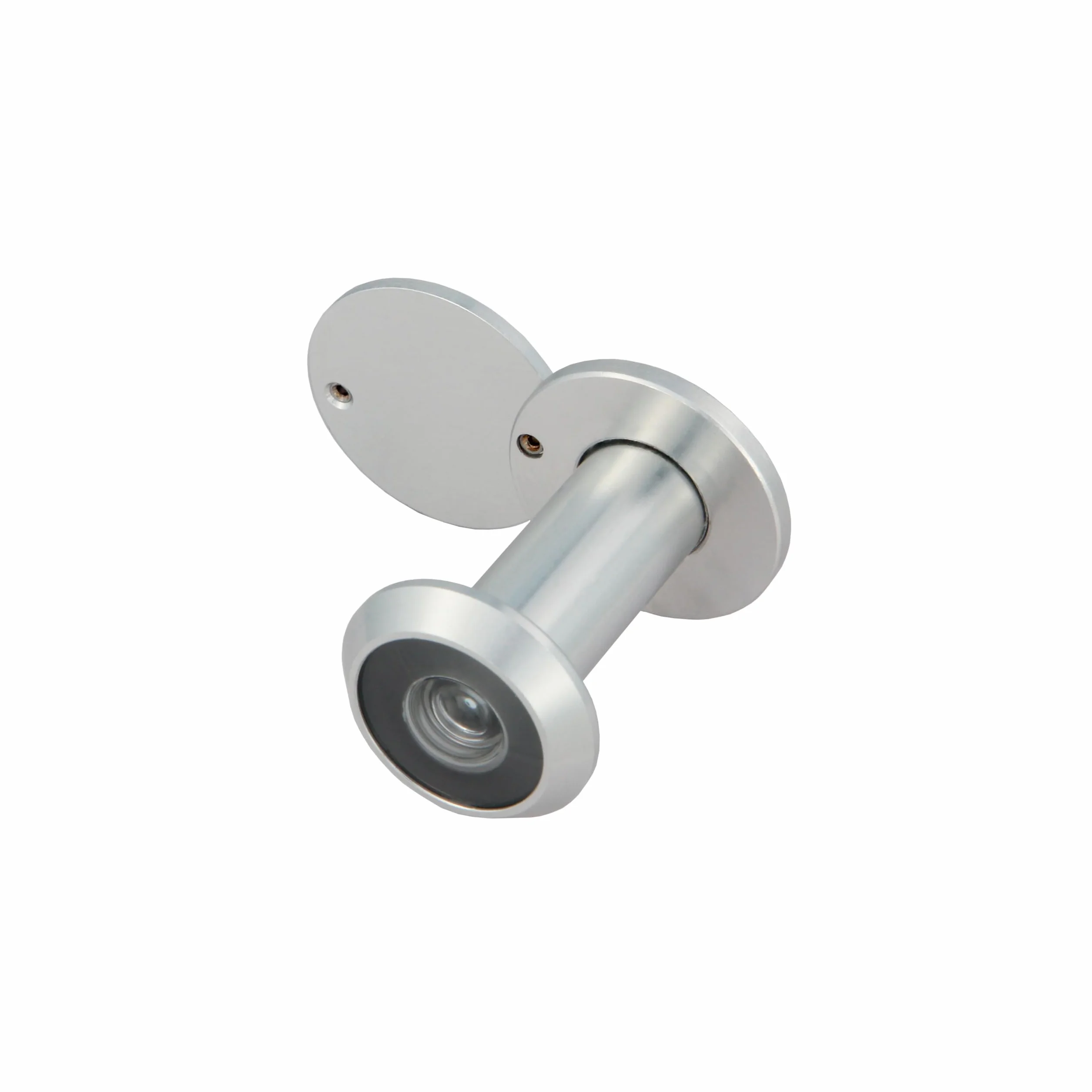 Amig - Mod. wizjer 3 z super kątową soczewką do drzwi wewnętrznych i zewnętrznych 3-14 z aluminium w kolorze srebrnym - aluminium - Wymiary: średnica 14 mm - grubość drzwi: 35-60 mm