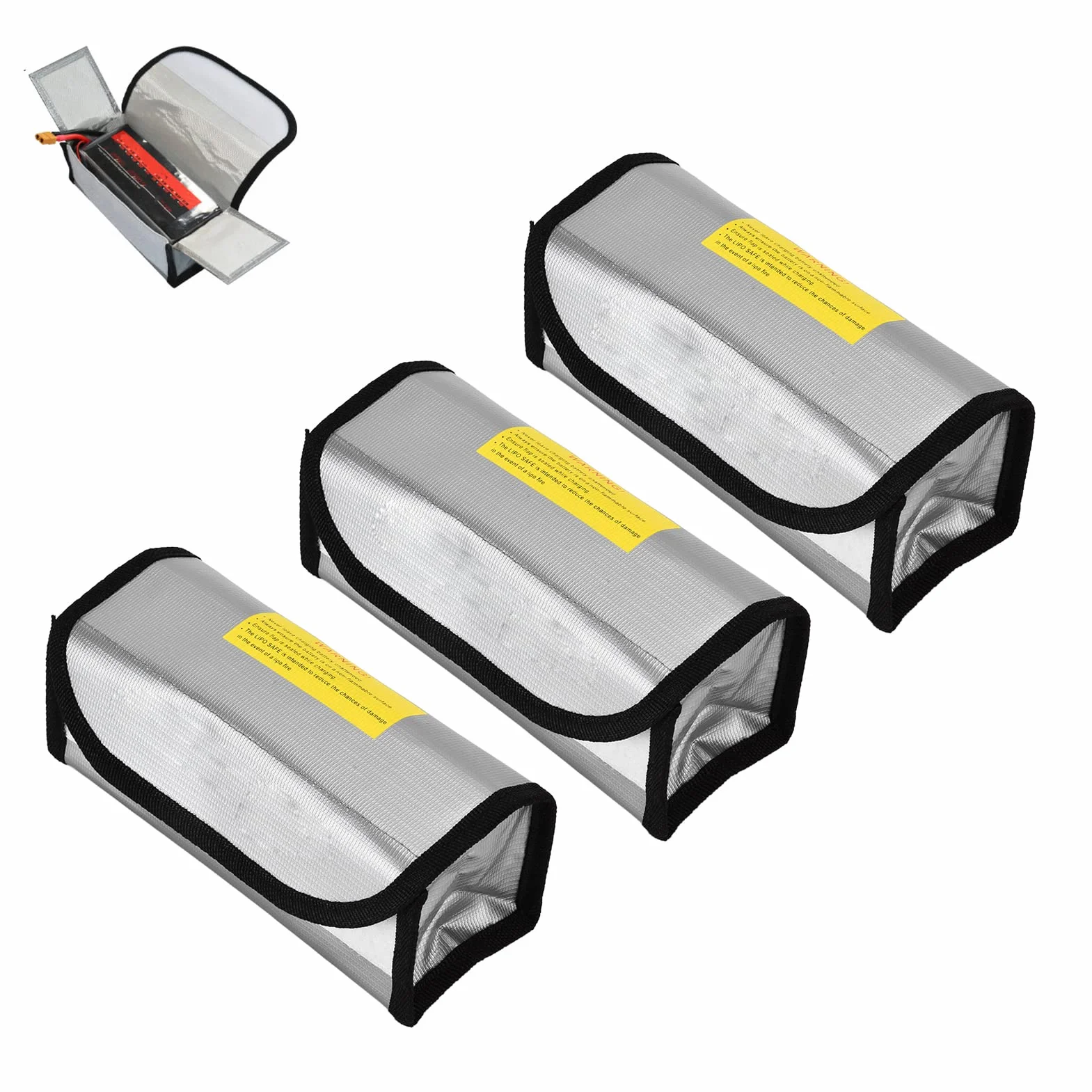 Torba Lipo Battery Guard Przeciwwybuchowa Ognioodporna 19.5 x 8 x 7 cm