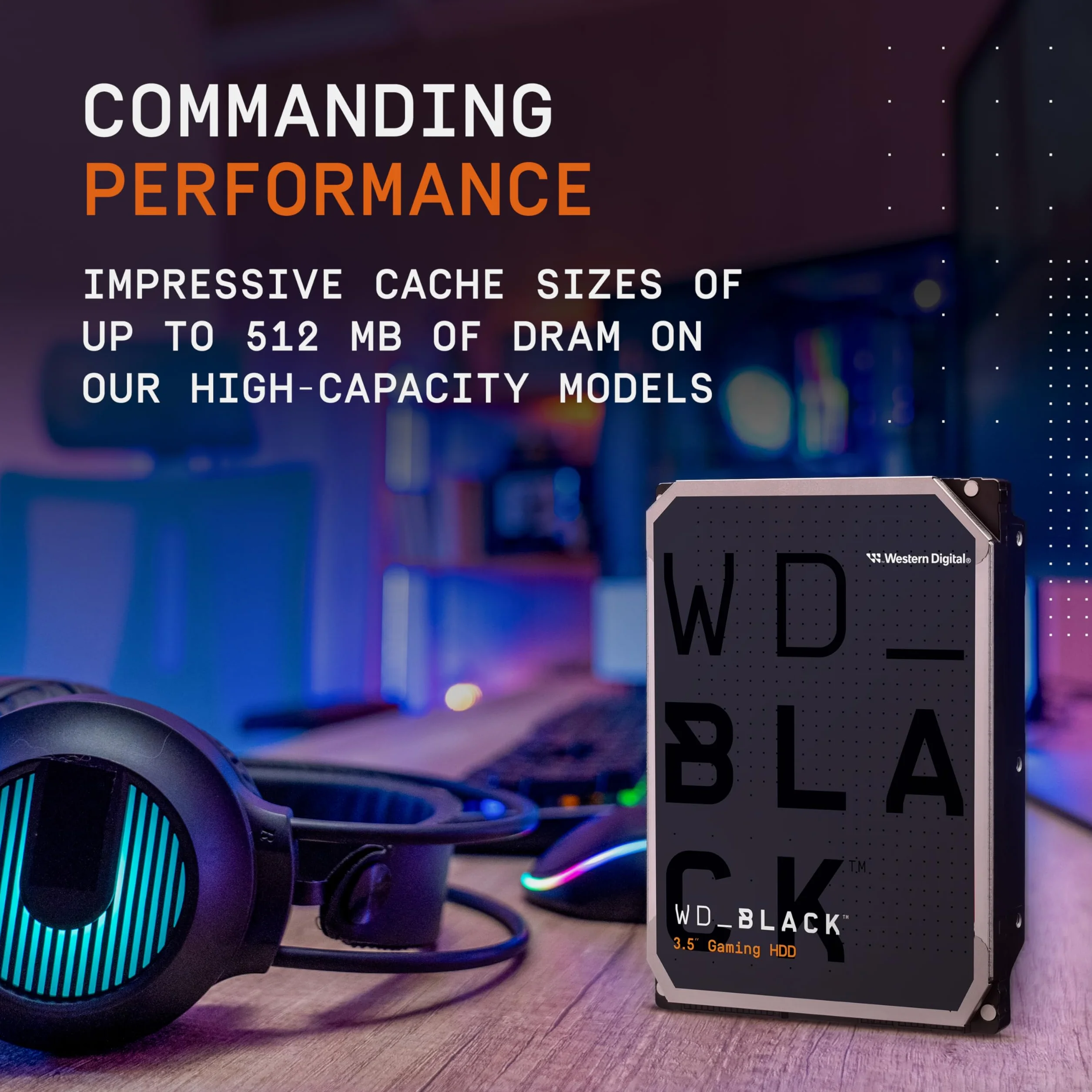 WD_BLACK 8TB 3.5" dysk twardy gamingowy wewnętrzny 7200 RPM SATA 6 Gb/s 256 MB