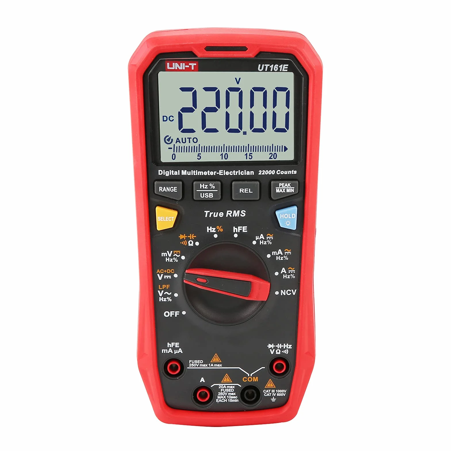 UNI-T UT161E Digital Multimeter True RMS AC/DC Voltage Current Resistance Capacitance Tester
