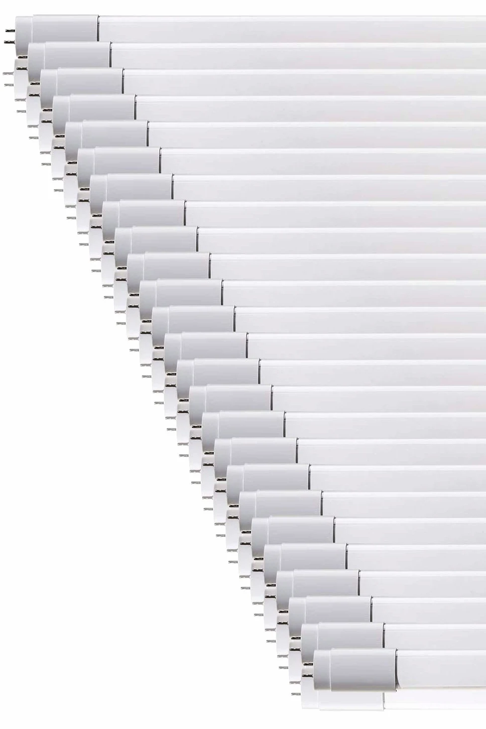 Zestaw – rurka LED 60 cm, neutralna biel (4000 K), 850 lumenów, T8, G13-9 W (zastępuje 18 W), w zestawie starter, LED-TUBE świetlówka świetlówka lampa neonowa, 25 sztuk