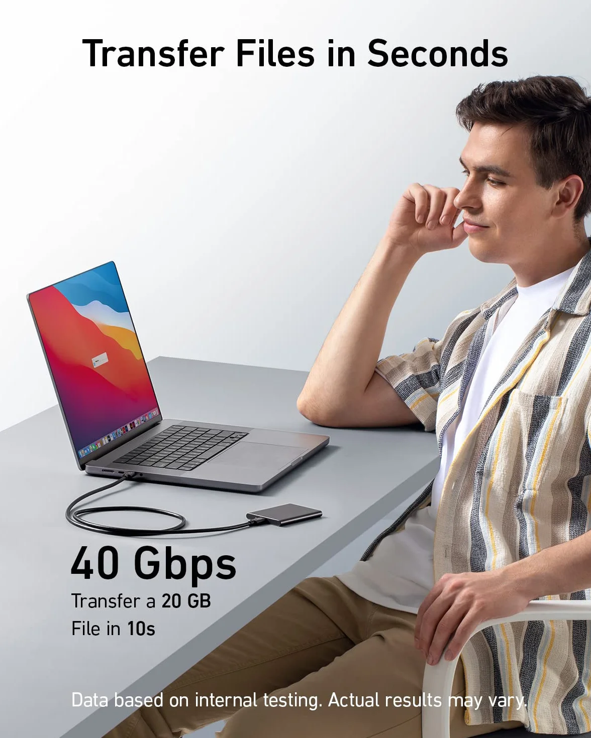 Anker kabel USB C 1 m 240 W USB 4 40 Gb/s 8K HD zgodny z Thunderbolt 4/3 dla iPhone 17 MacBook Hub Docking