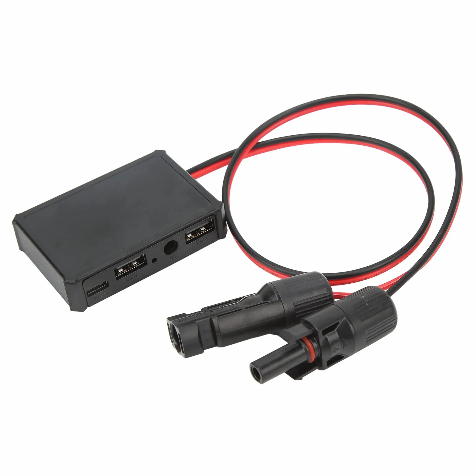 Panel słoneczny USB C ładowarka adapter stabilizator DC ABS do ładowania telefonów
