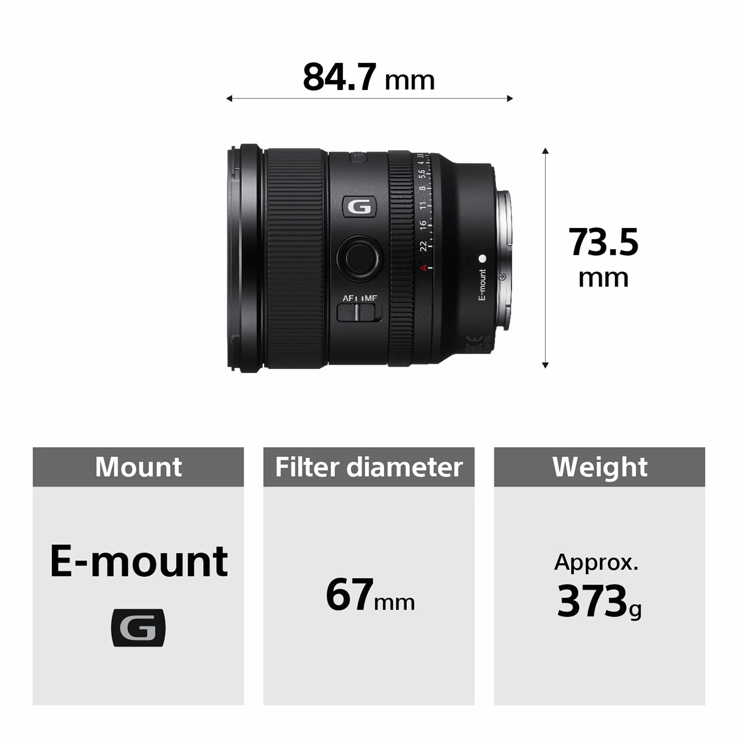 Sony FE 20mm f/1.8 G obiektyw ultraszerokokątny pełnoklatkowy do E-mount SEL20F18G