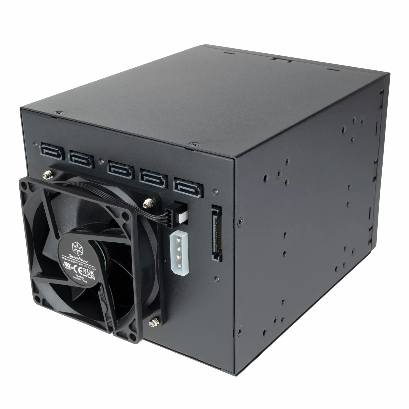 Silverstone SST-FS305B-E Hot-Swap Adapter SAS-12G/SATA 6 Gb/s 5,25" na pięć kieszeni 3,5" czarny
