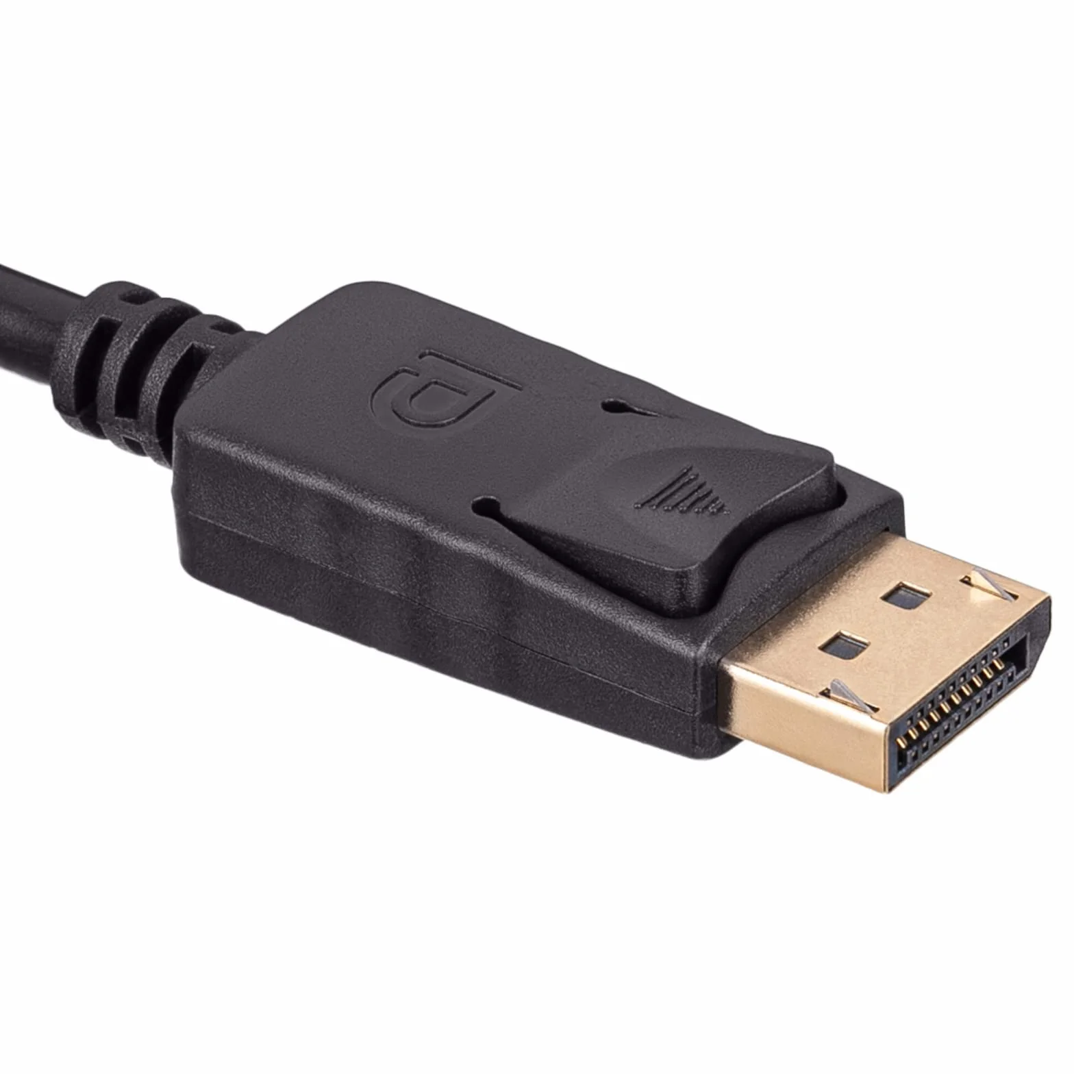Akyga Kabel DisplayPort - miniDisplayPort AK-AV-15 1,8 m złoty plated black adapter DP do mini DP 4k 24 bit NVIDIA G-Sync AMS FreeSync