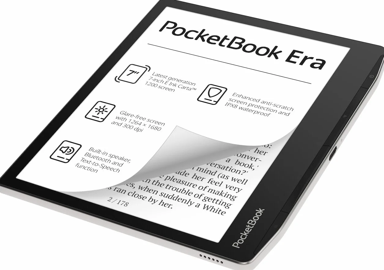 Pocketbook Ereader 7640152096716 Czytnik Ebooków, Czarny, 7"
