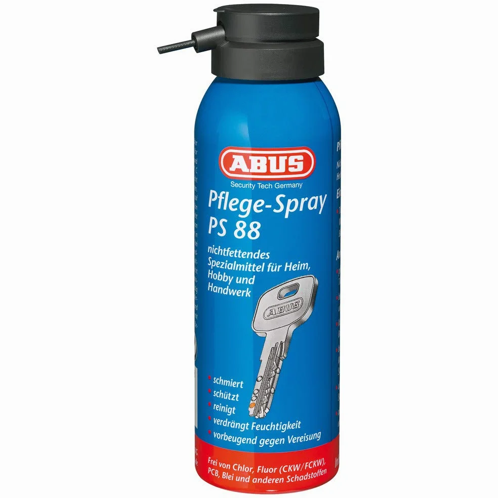 Abus VKPS88 125 pojemnik do przechowywania w sprayu beztłuszczowym i odstraszającym wilgoć, 125 ml