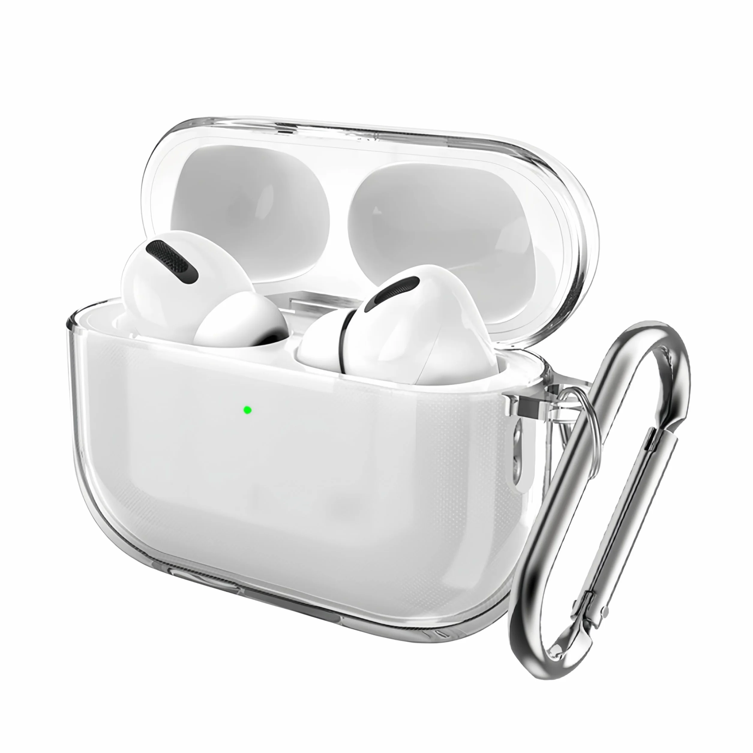 Etui Kompatybilne z AirPods Pro 3, Przezroczysta Twarda Obudowa TPU Odporna na Wstrząs