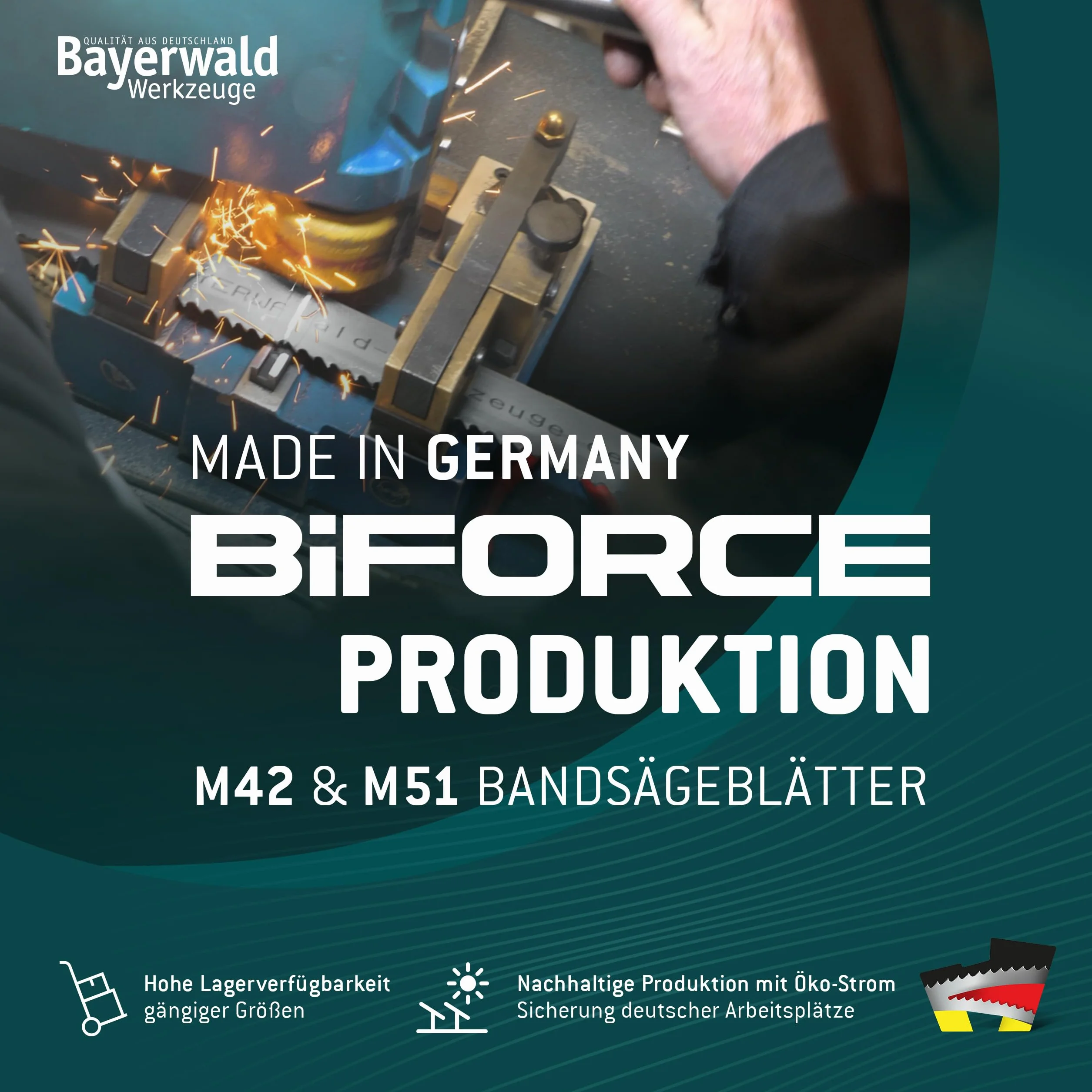 Bayerwald taśma do piły do metalu - brzeszczot taśmowy 3000 x 20 x 0,9 x 8 12 ZpZ - M42 brzeszczot do piły taśmowej stal + metale nieżelazne